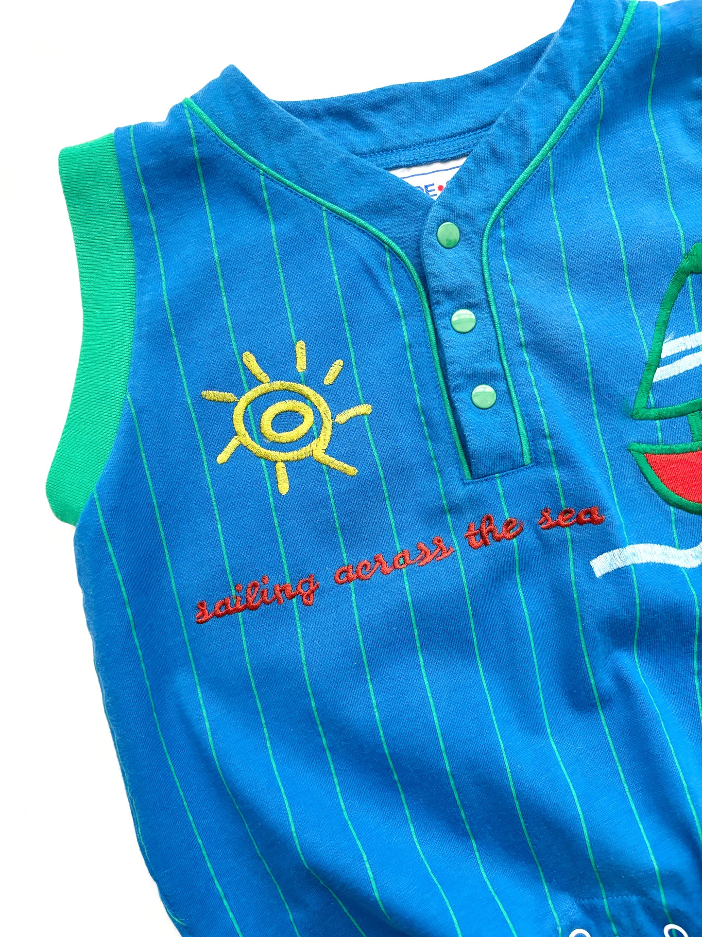 Vintage Stripe Sunshine Romper Age 18 Months