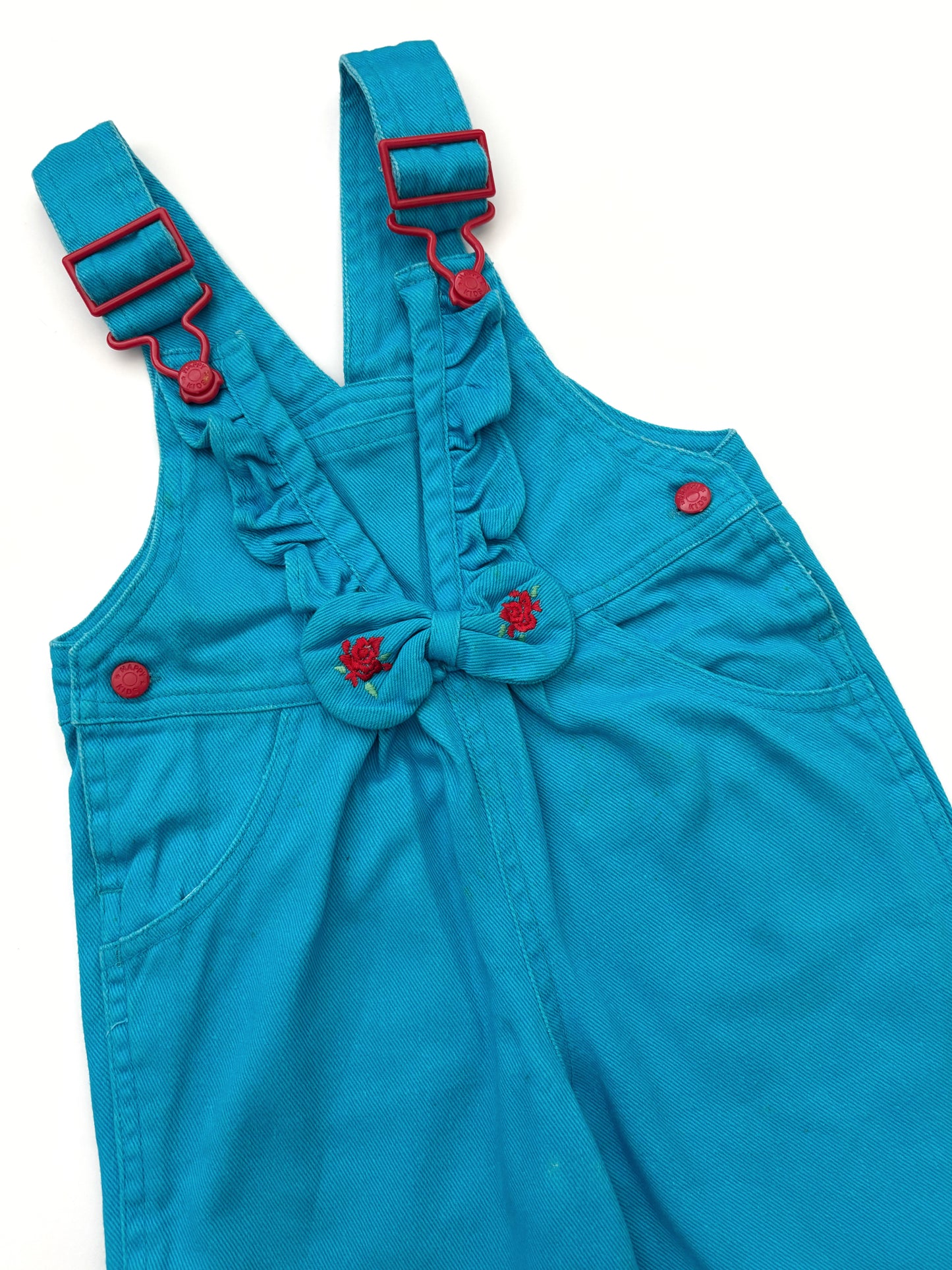 Vintage Blue Dungarees Age 2 Years