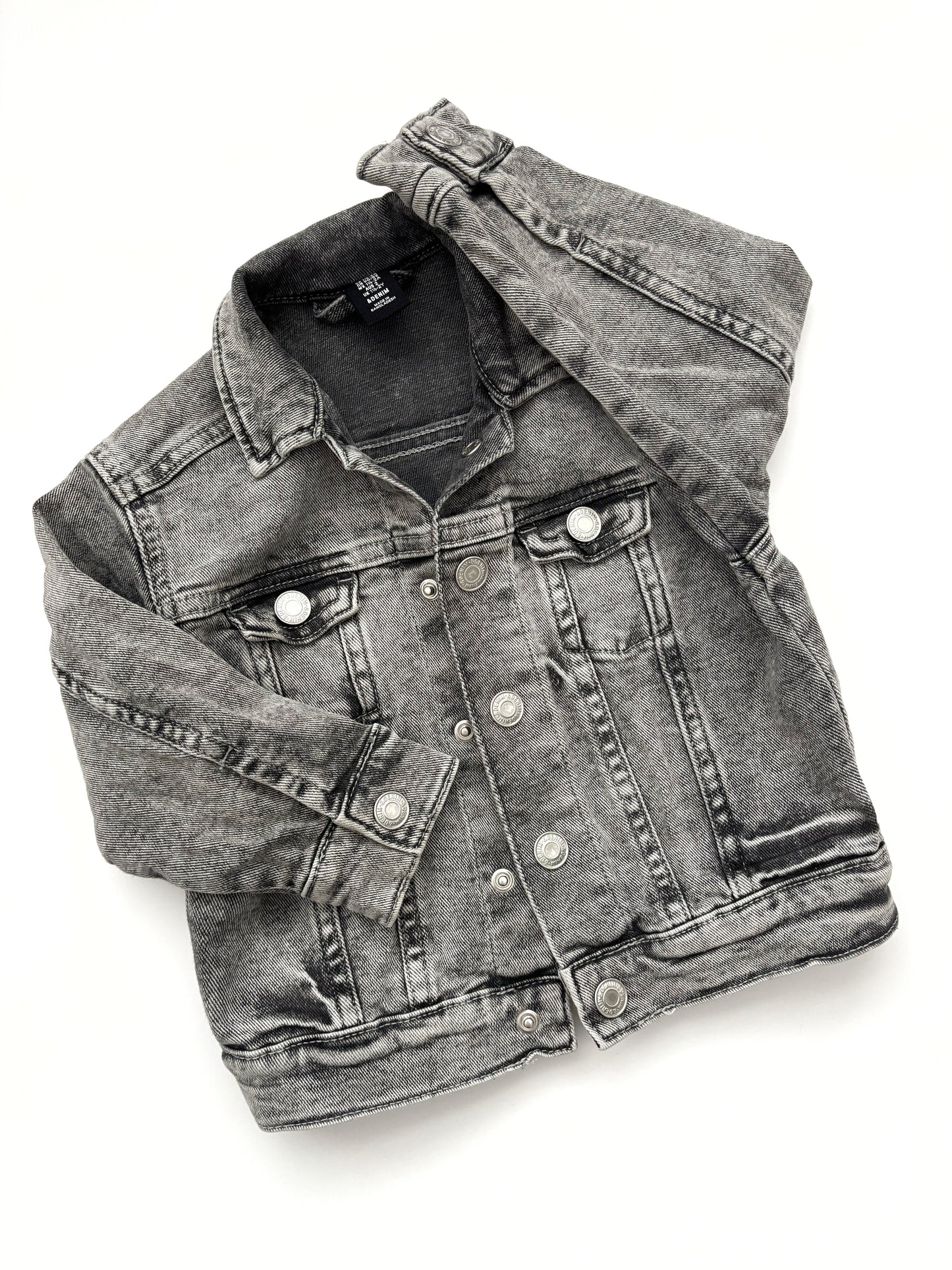 Hand painted Oasis Denim Jacket - Preloved Age 18-24 Months