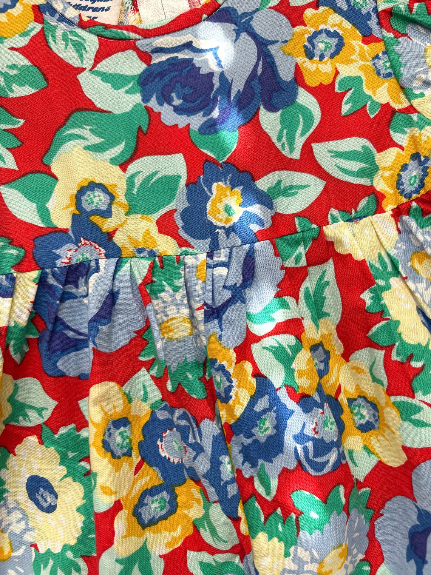 Vintage Floral Romper Age 18 months