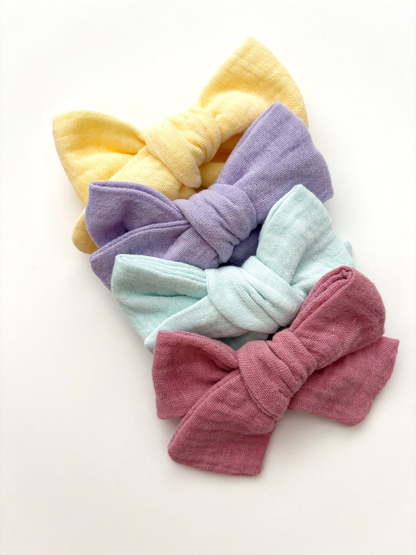 Spring Hair Bow Set