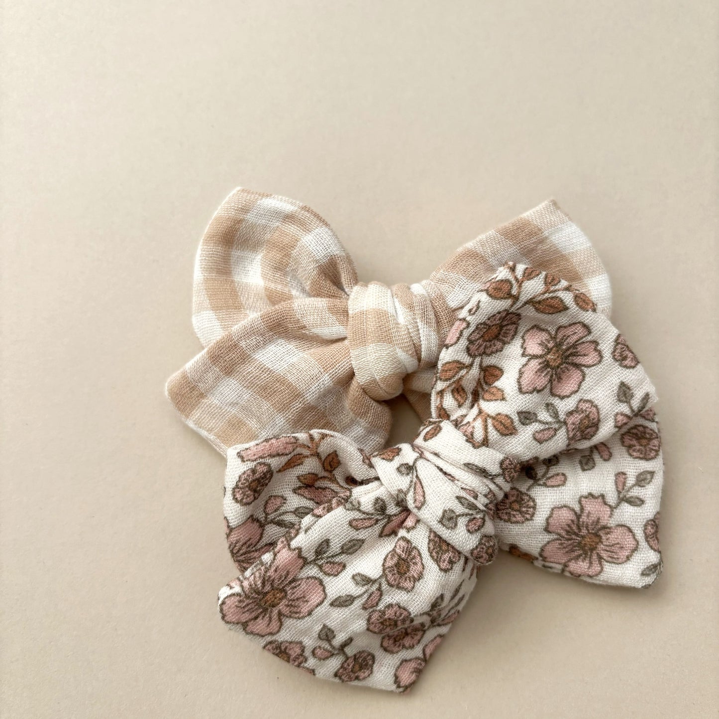 Floral Rose Hair Bow image 3
