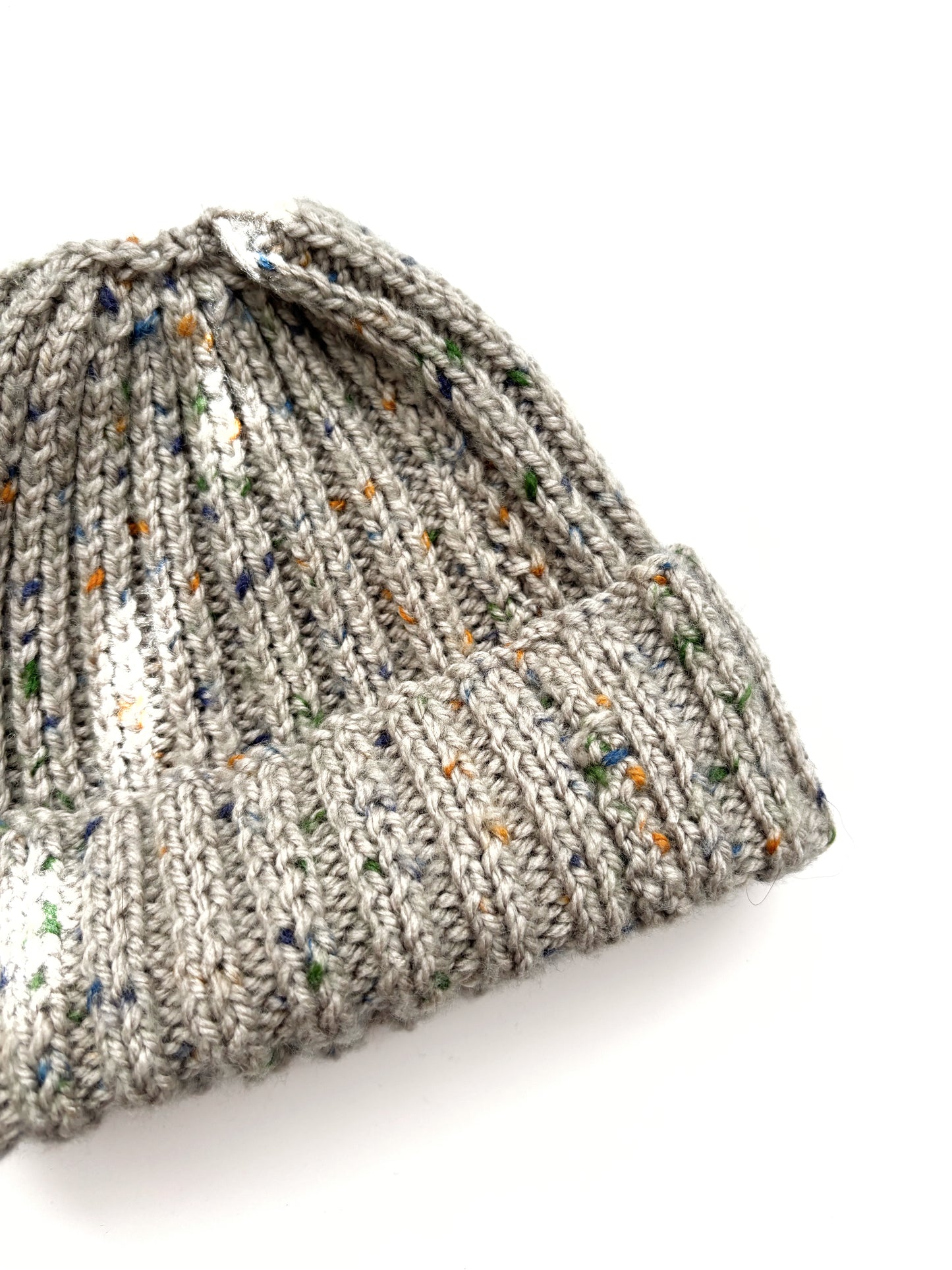 Natural Hand knitted Hat Age 1-3 Years