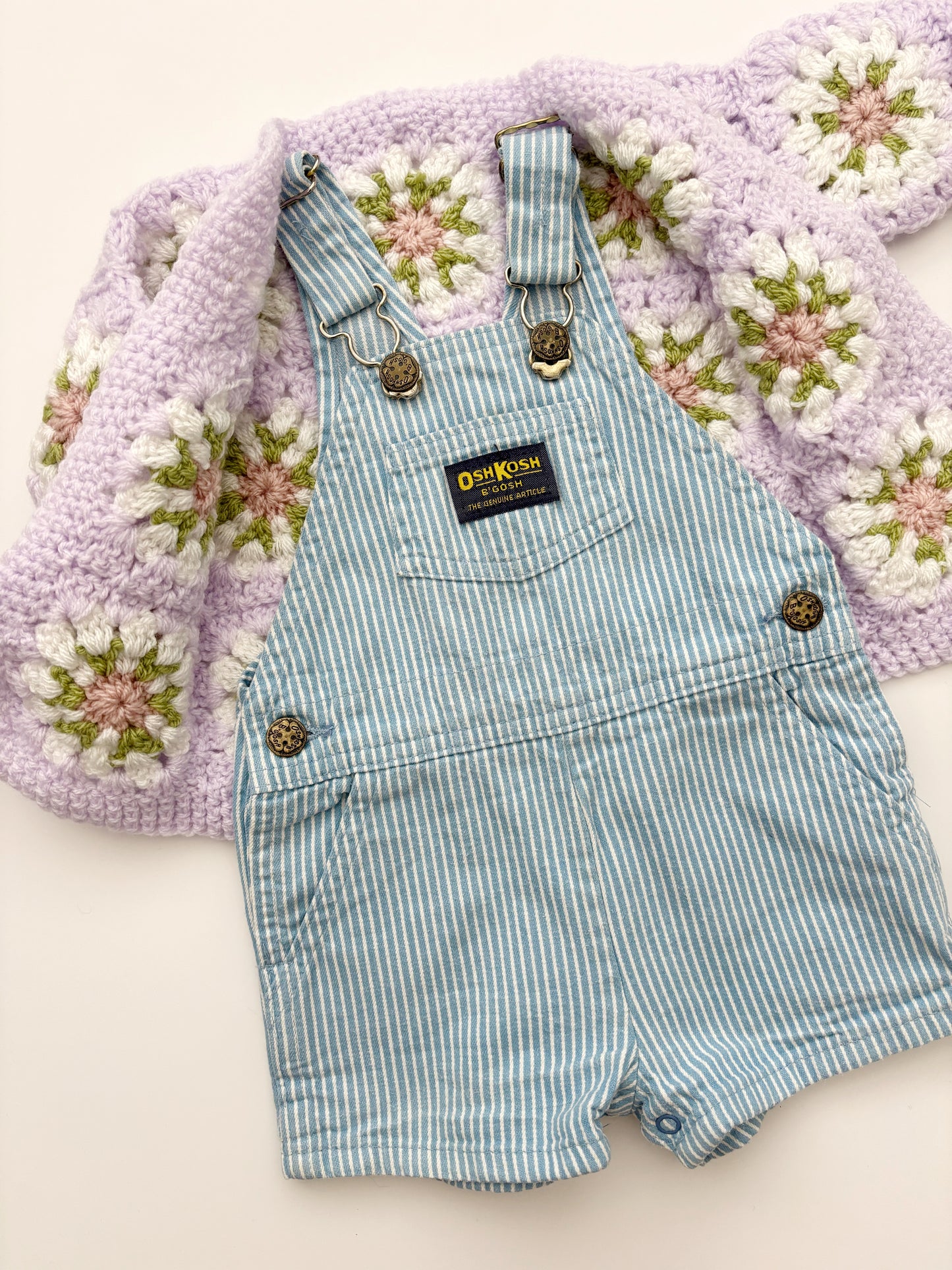 Crochet Square Cardigan Age 12-18 Months