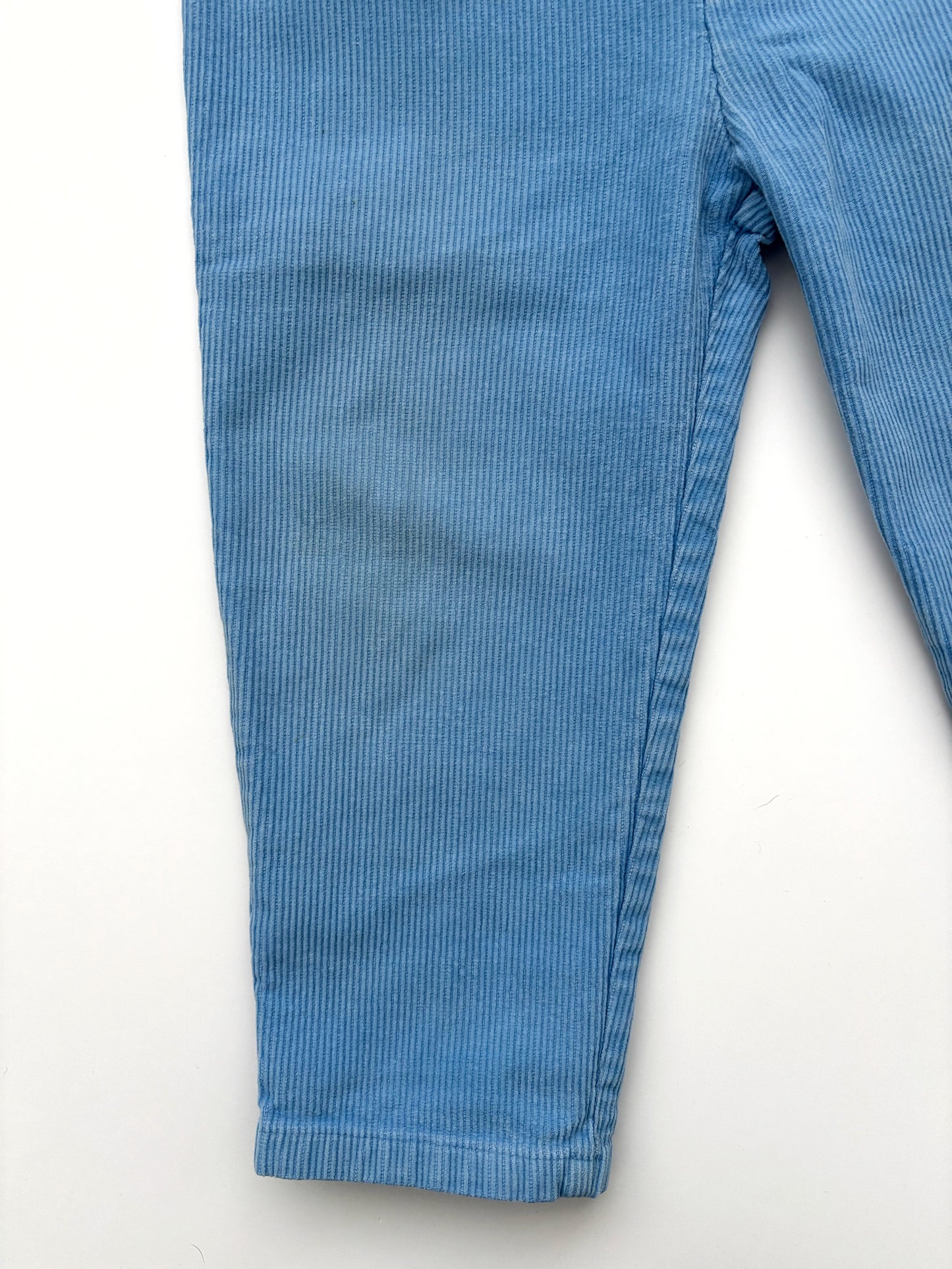 Light Blue Vintage Corduroy Trousers Age 18-24 Months