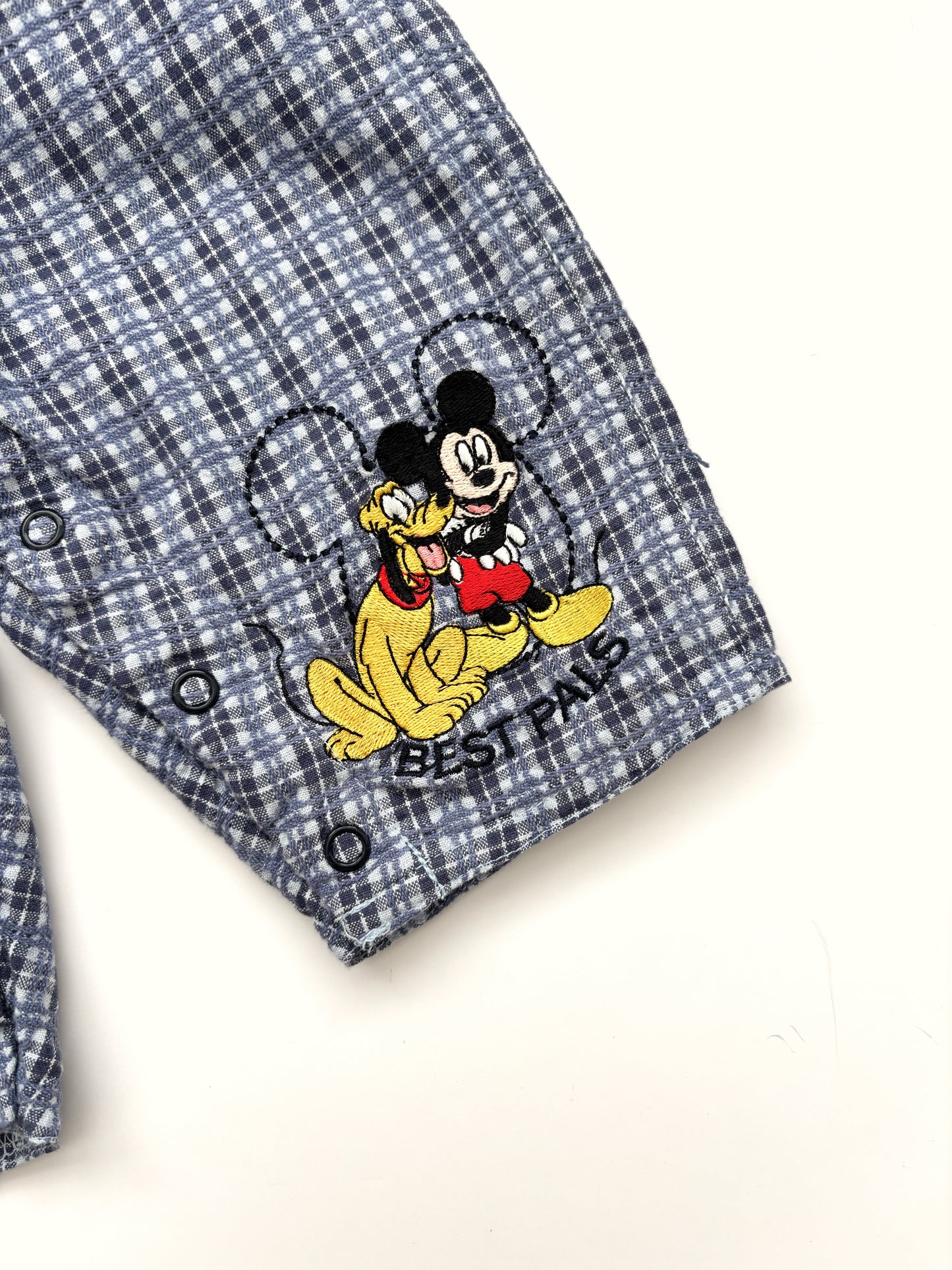 Disney Plaid Dungarees 6-9 Months