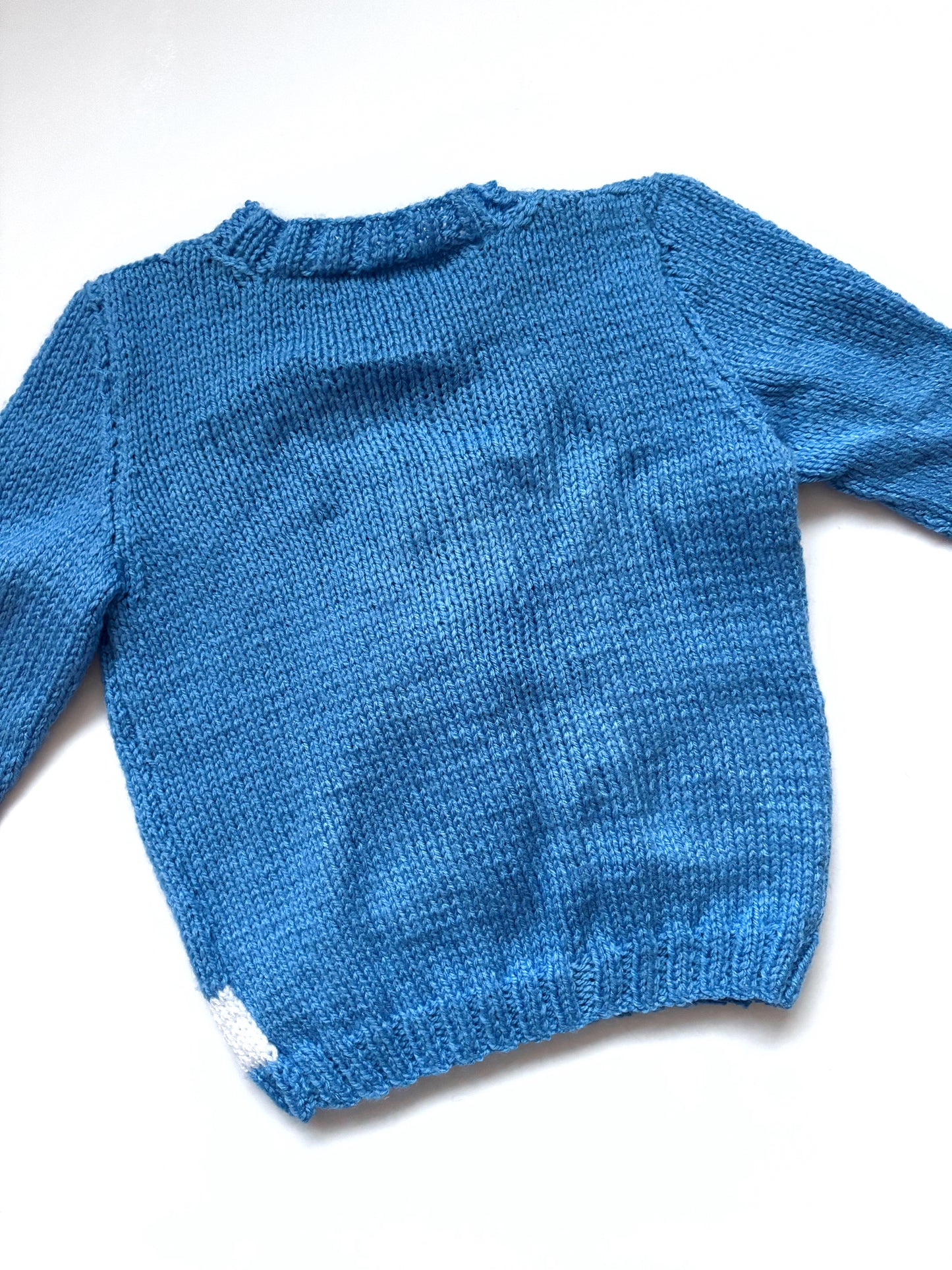 Handknit Festive Jumper Age 2-3 Years