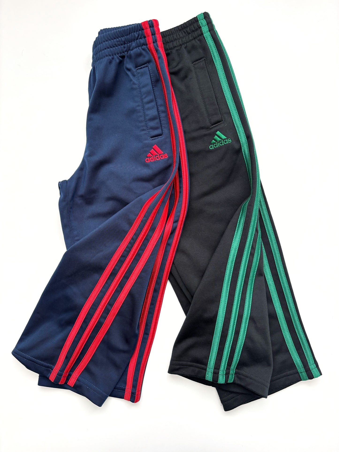 Retro Navy & Red Adidas Pants Age 4