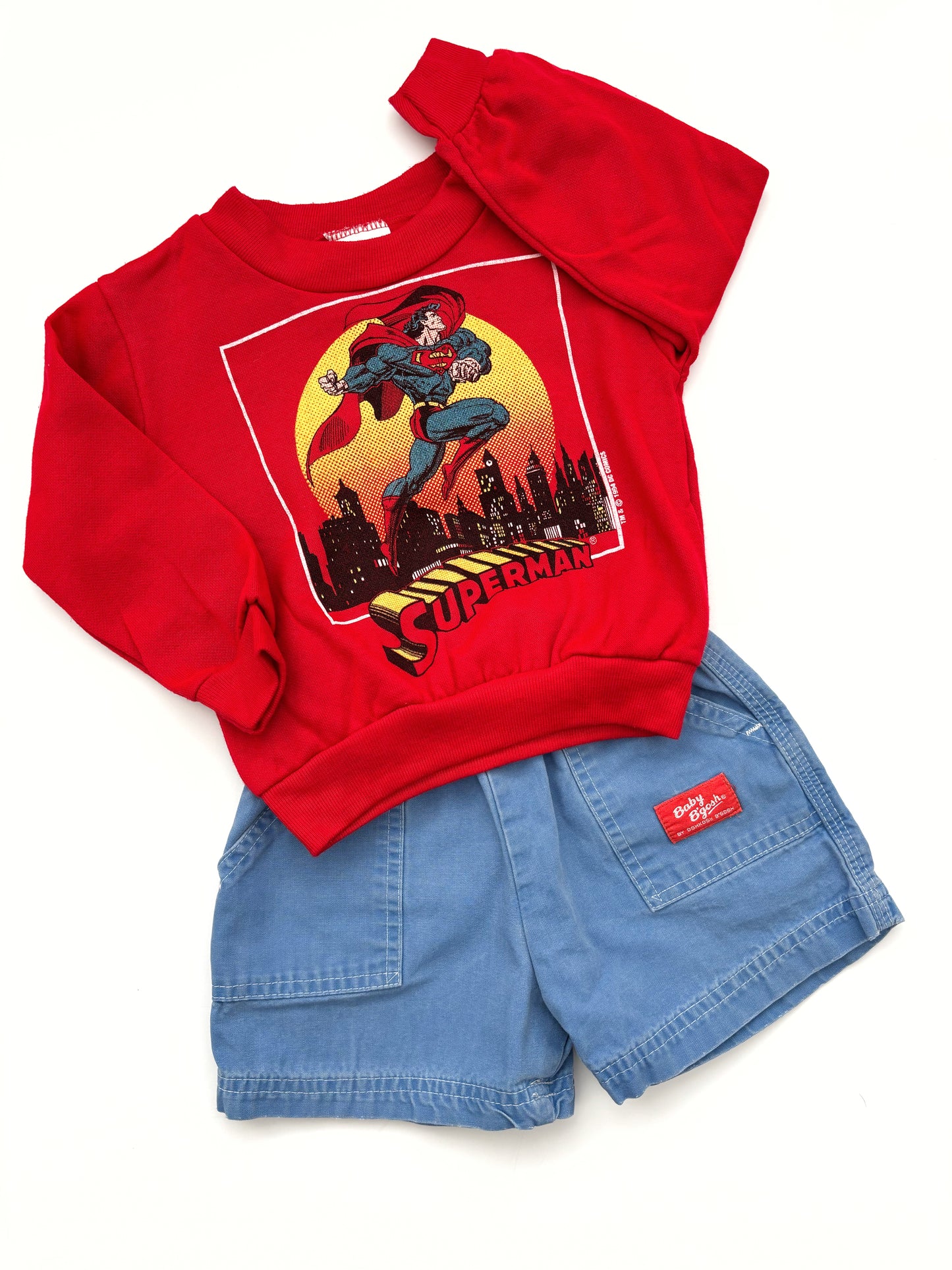 Vintage Superman Sweatshirt Age 2