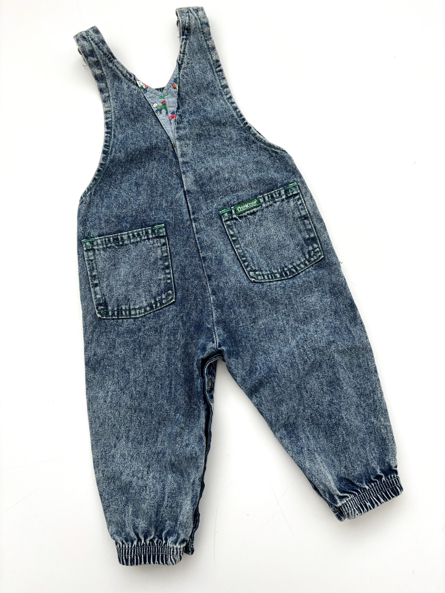 *RARE* Oshkosh B’Gosh 1980’s Music Bug Dungarees Age 18 Months