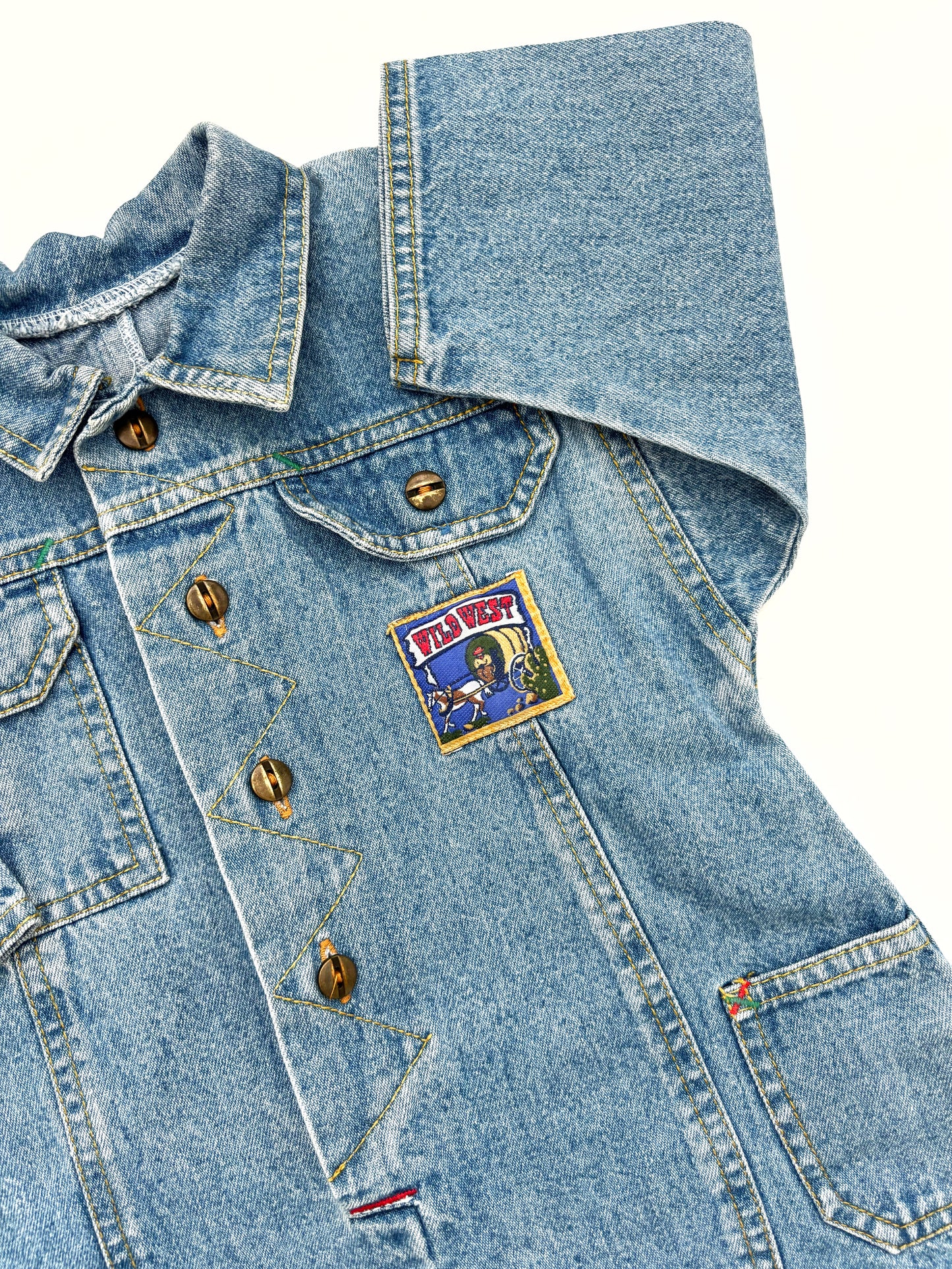 Vintage Denim ‘Wild West’ Romper 12-18 months