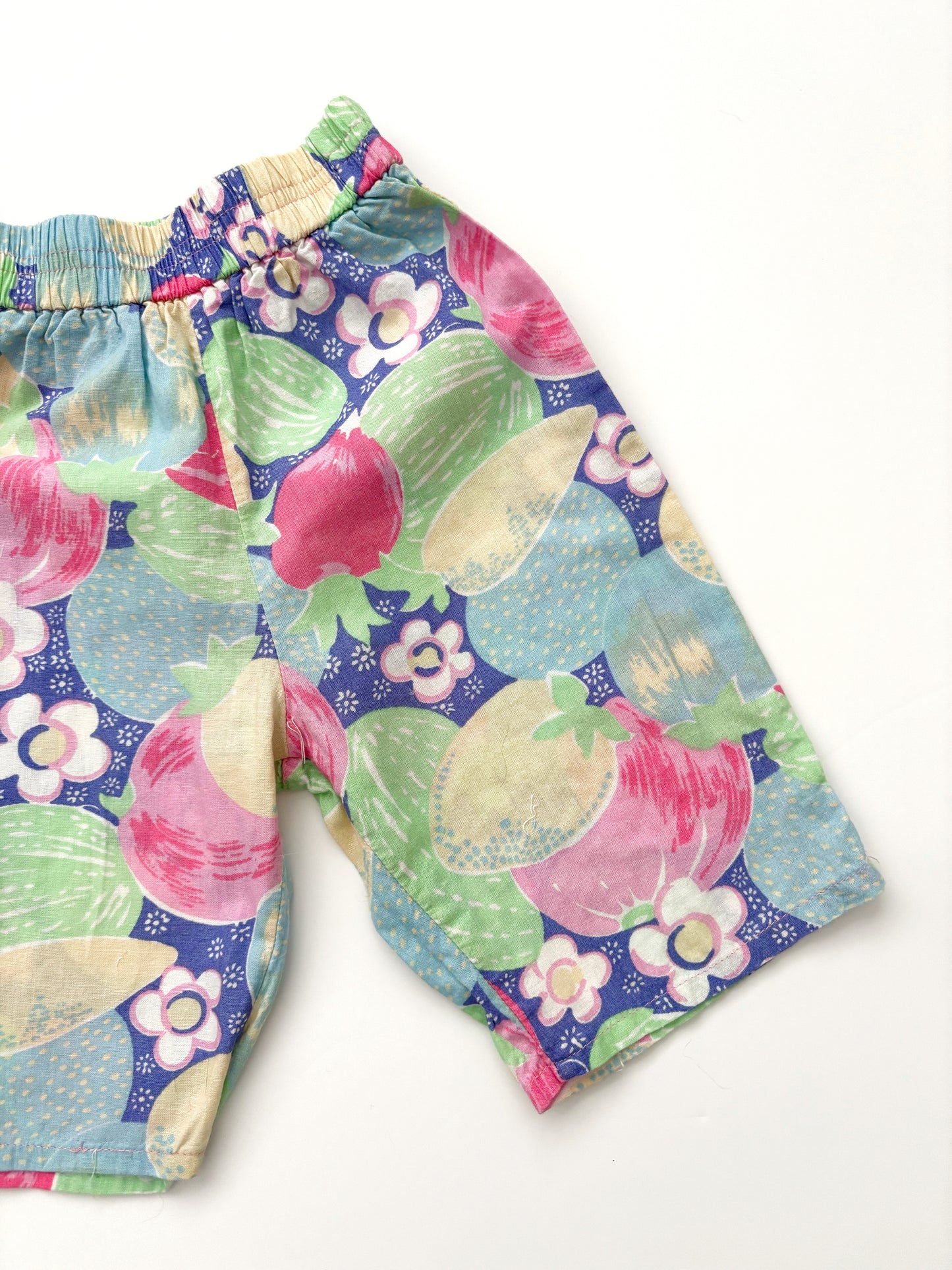 Fruit & Floral Cropped Balloon Style Trousers Age 12 Months
