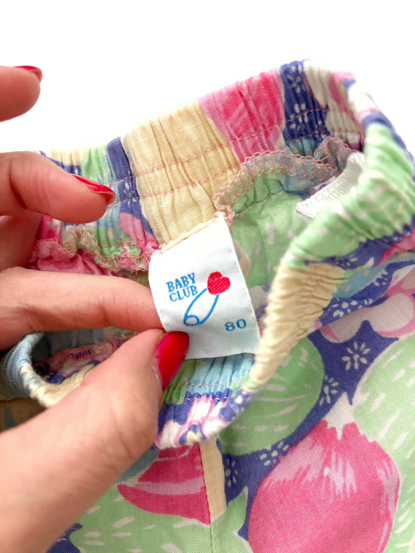 Fruit & Floral Cropped Balloon Style Trousers Age 12 Months