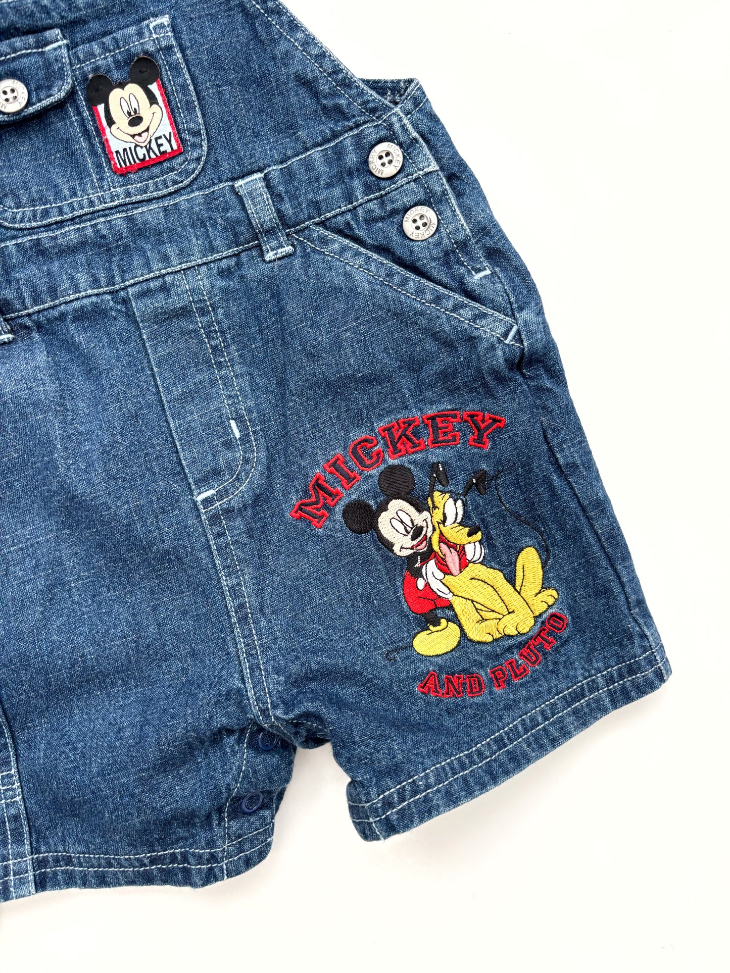 Y2K Disney Shortie Dungarees 6-9 Months