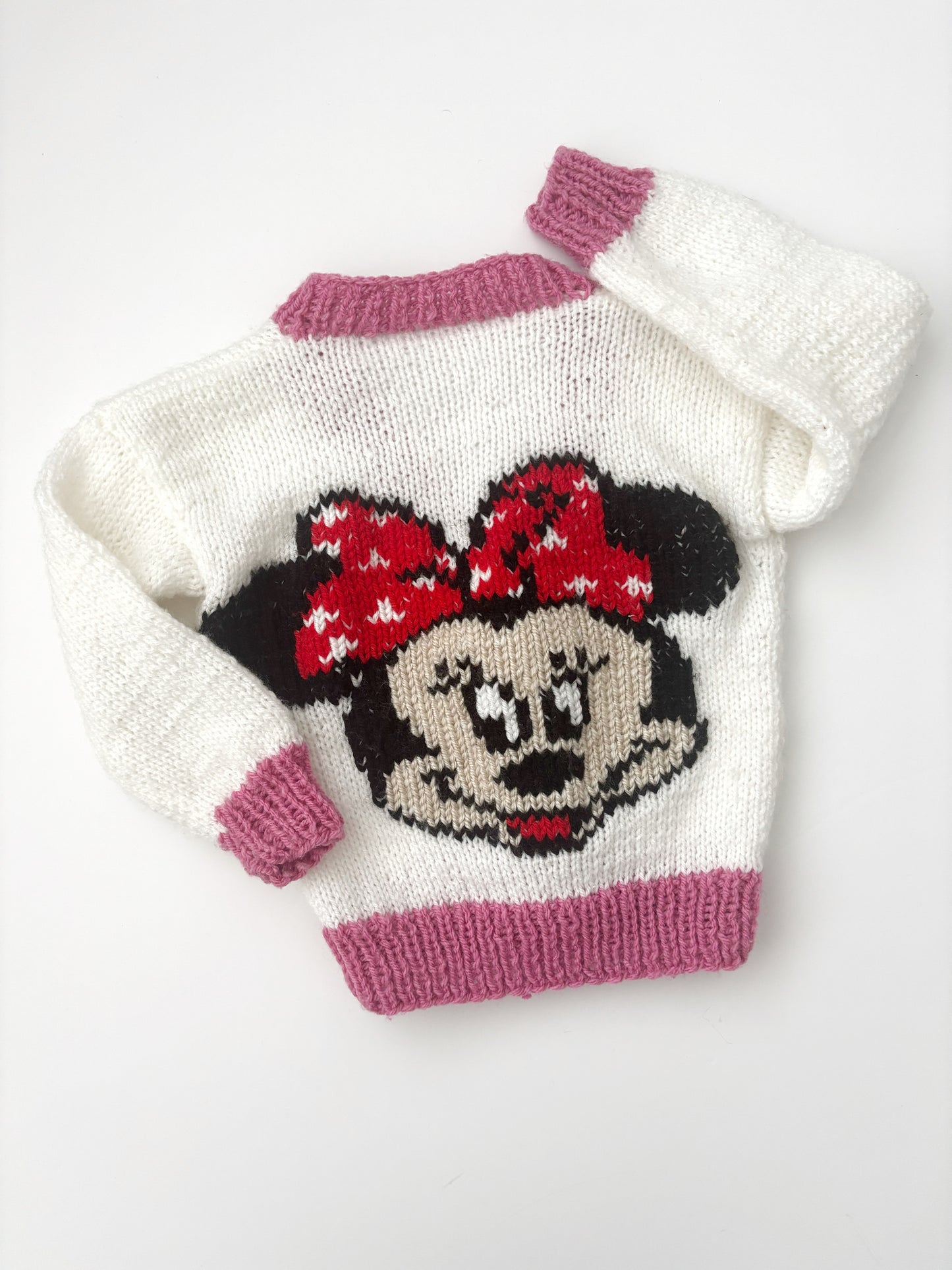 Mini Mouse Handknit Cardigan 2-3 Years