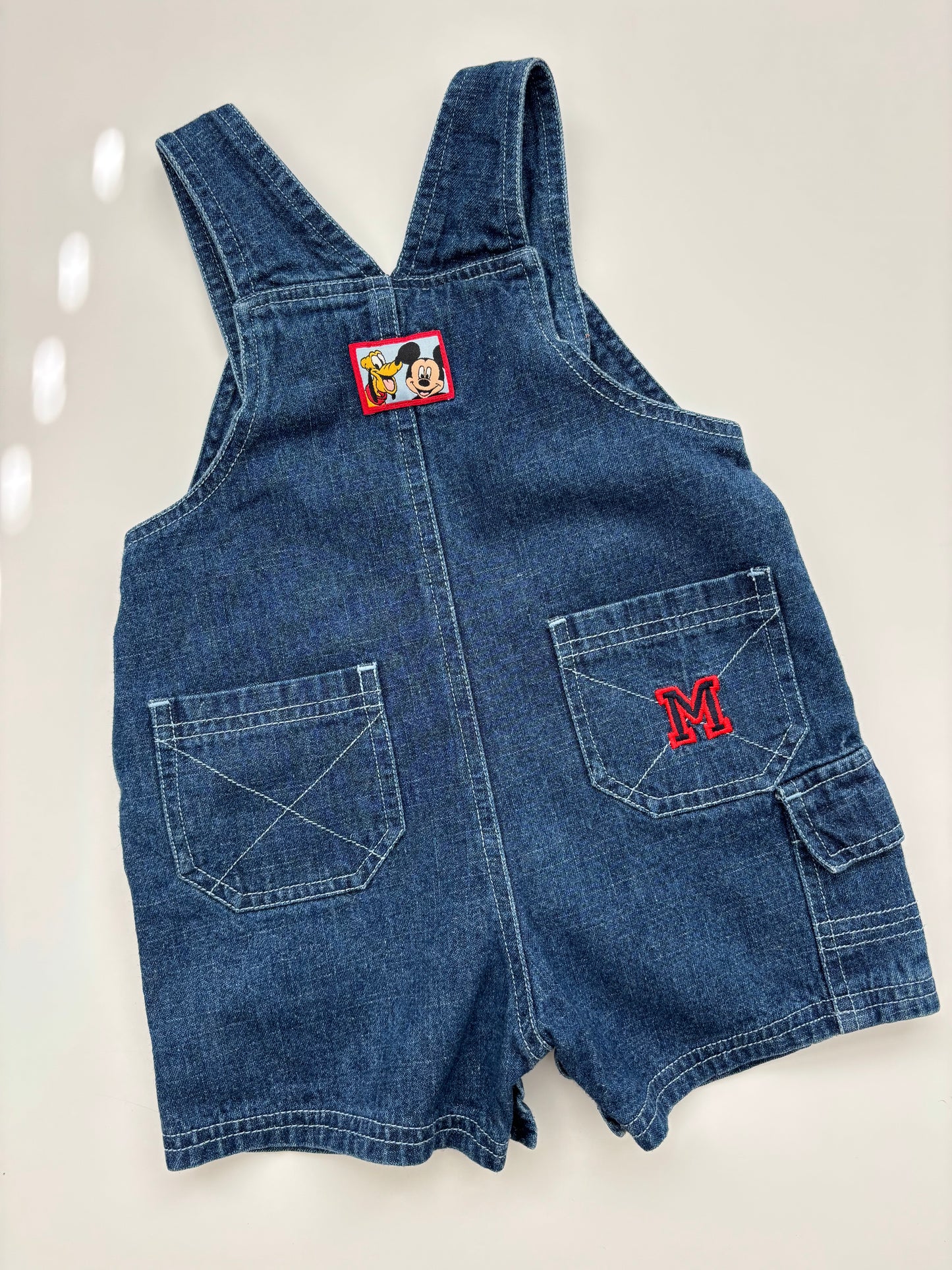 Y2K Disney Shortie Dungarees 6-9 Months