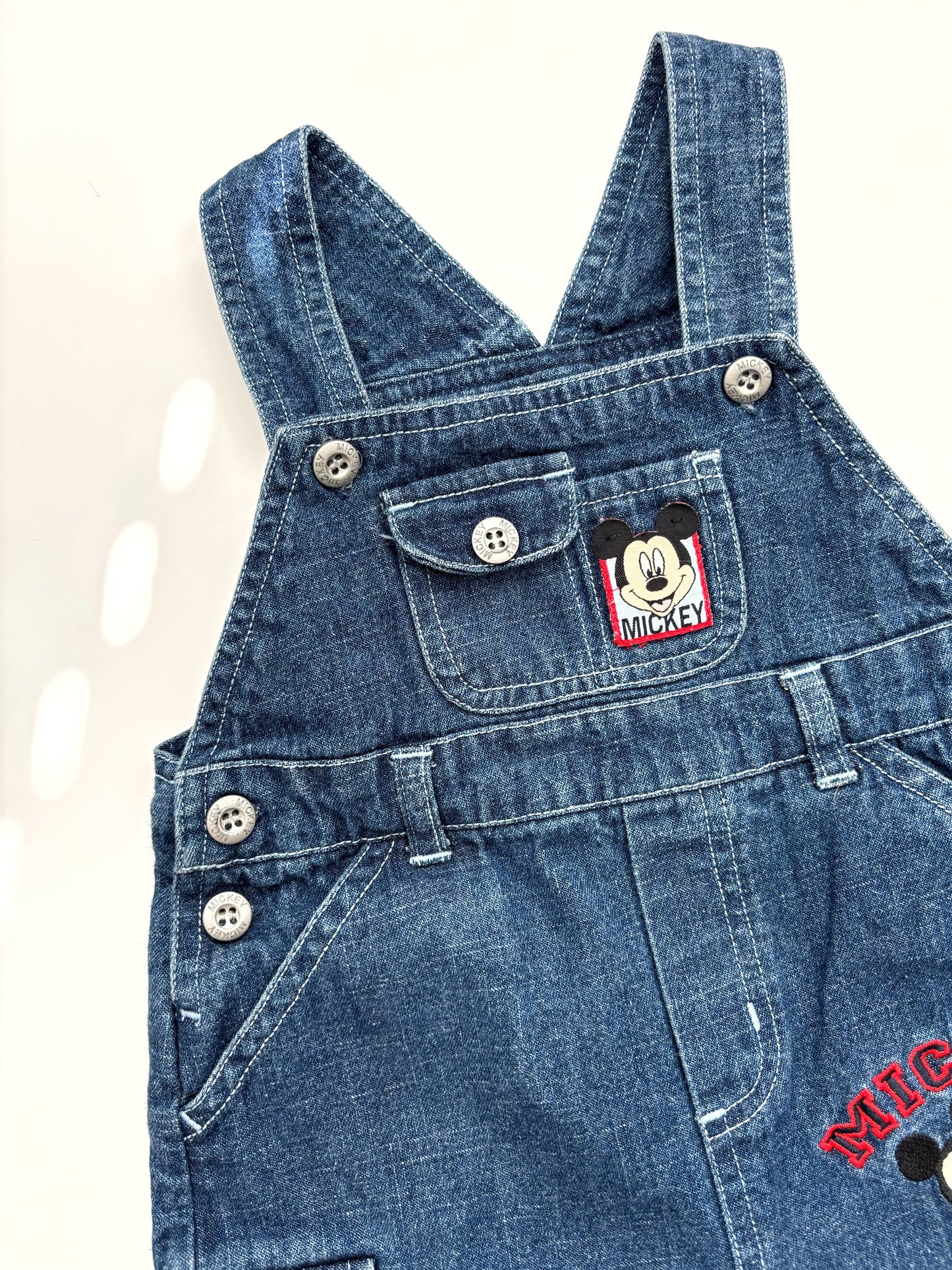 Y2K Disney Shortie Dungarees 6-9 Months