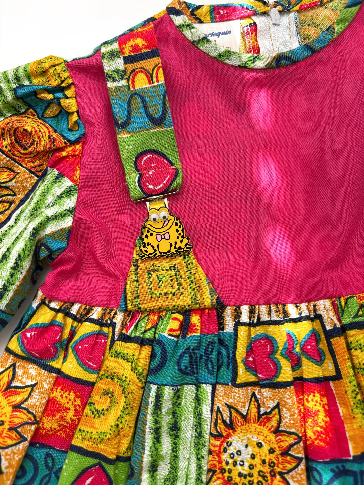 Vintage Bright Summer Dress Age 18-24 Months