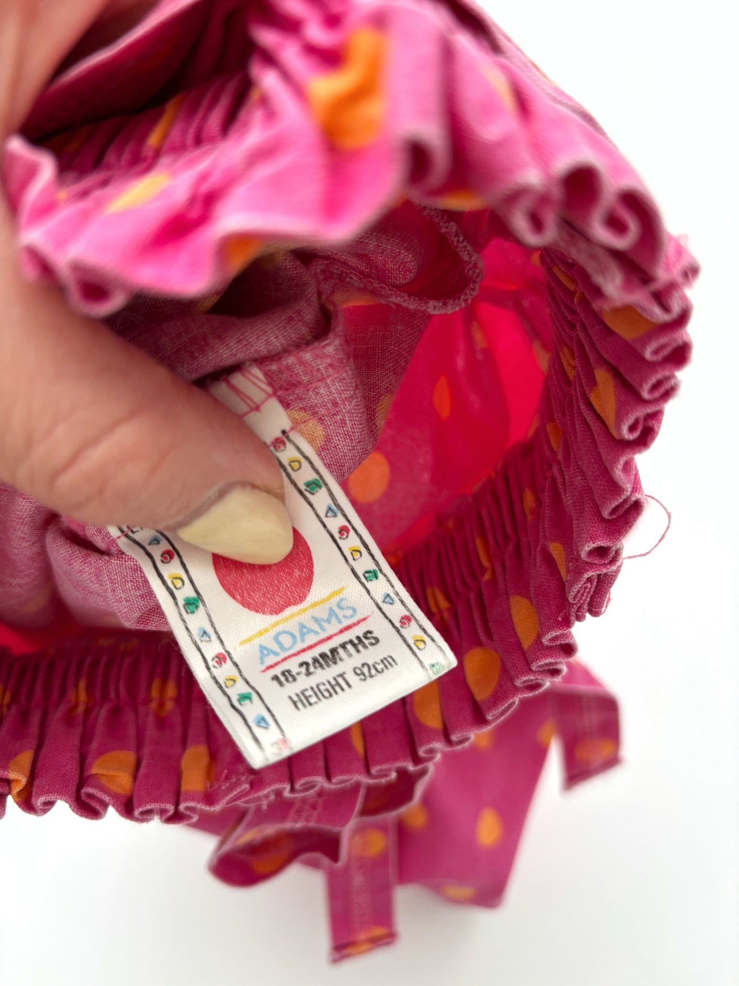 Vintage Adams Polka Dot Skirt Age 18-24 Months