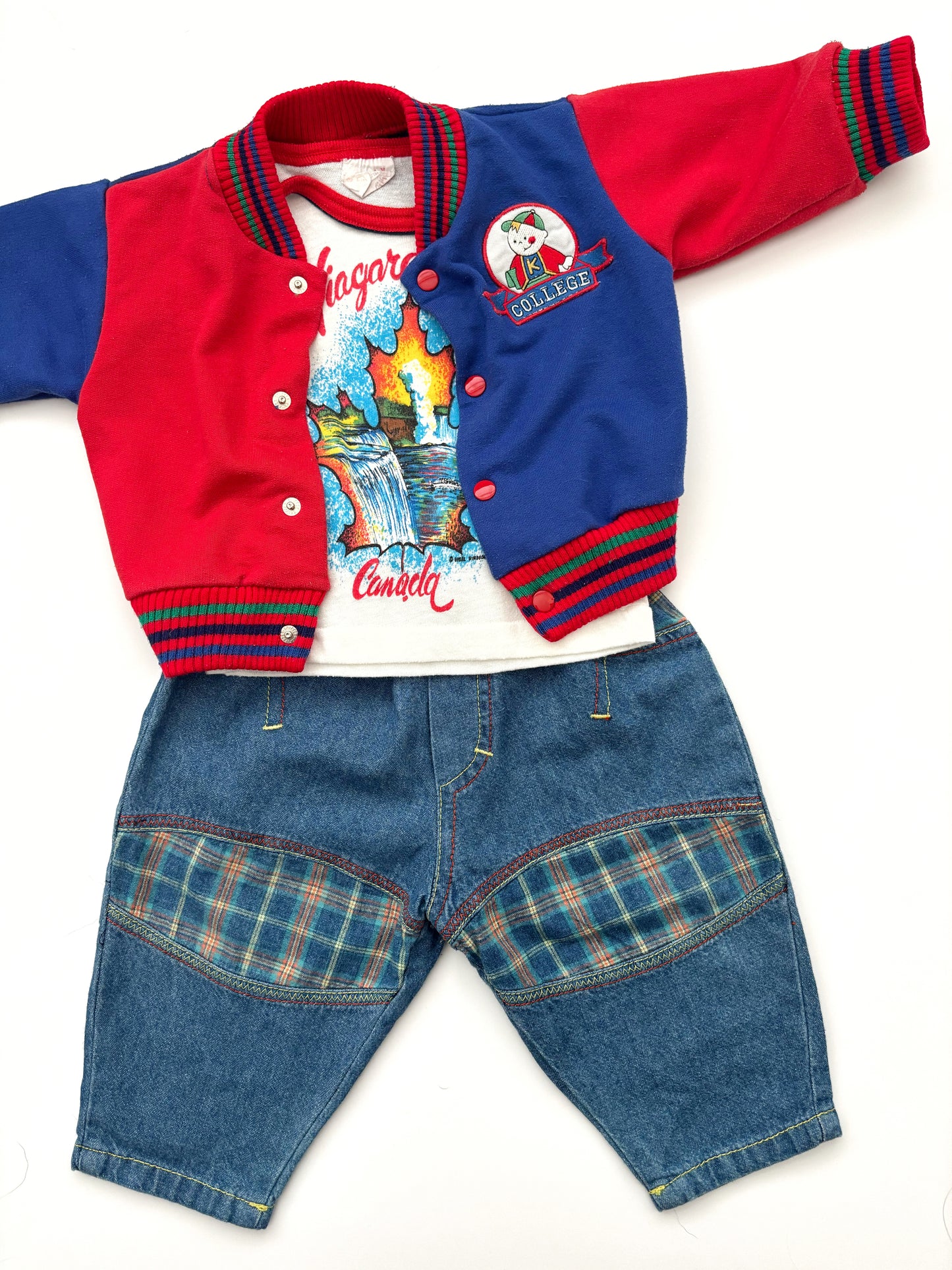 Vintage Varsity Jacket Age 6-9 Months