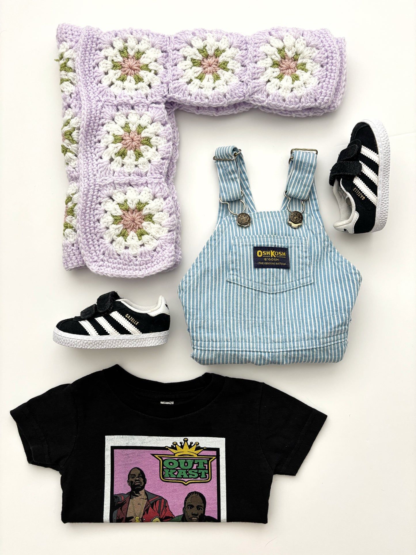 Crochet Square Cardigan Age 12-18 Months