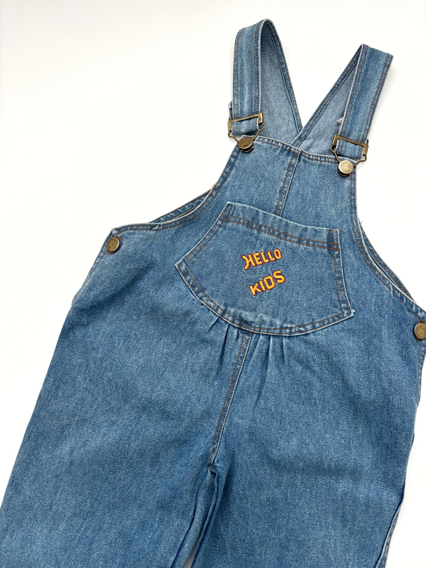 Vintage Hello Kids Dungarees Age 4-5 Years