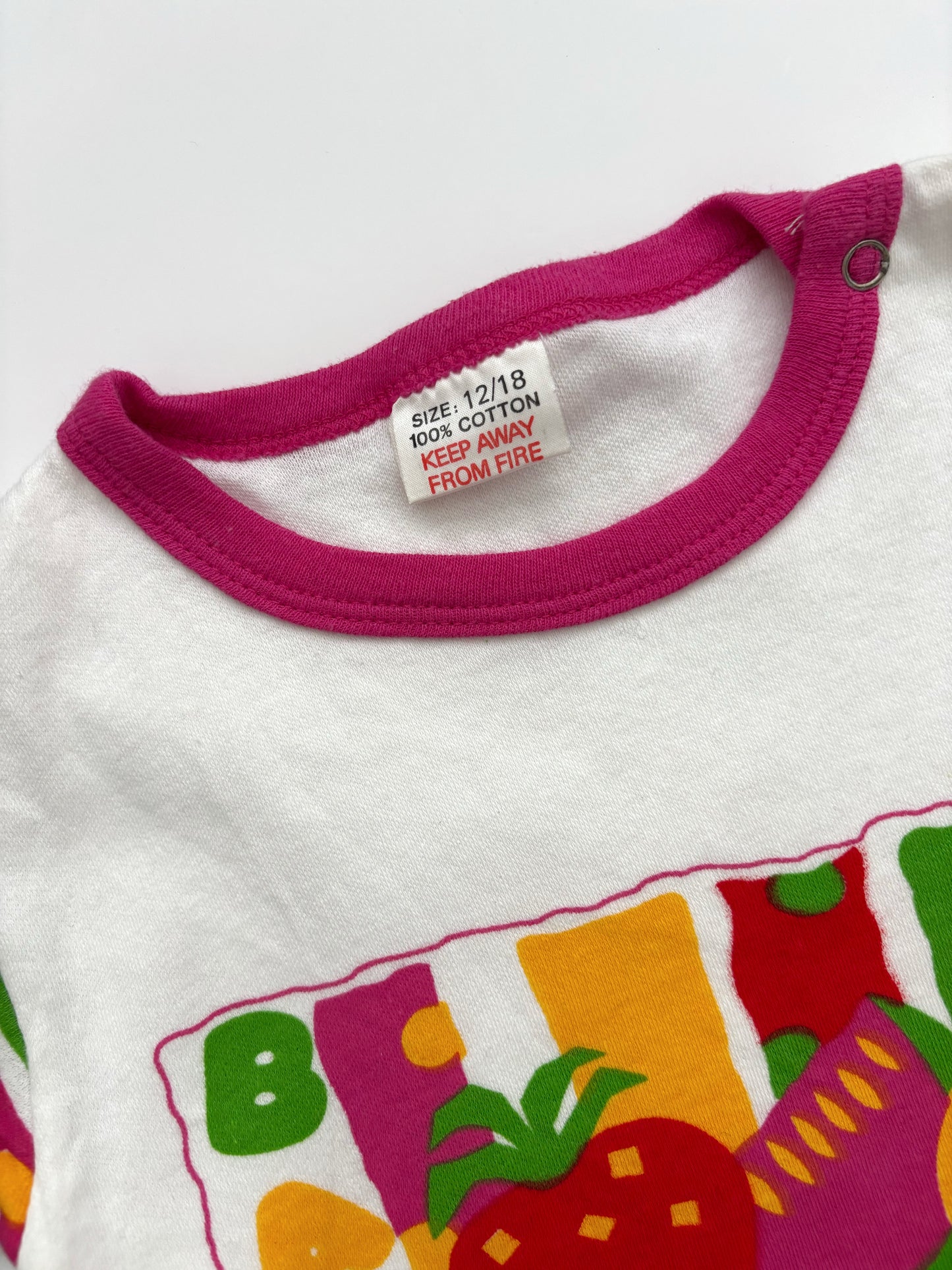 Vintage Fruit Tshirt Age 18-24 Months