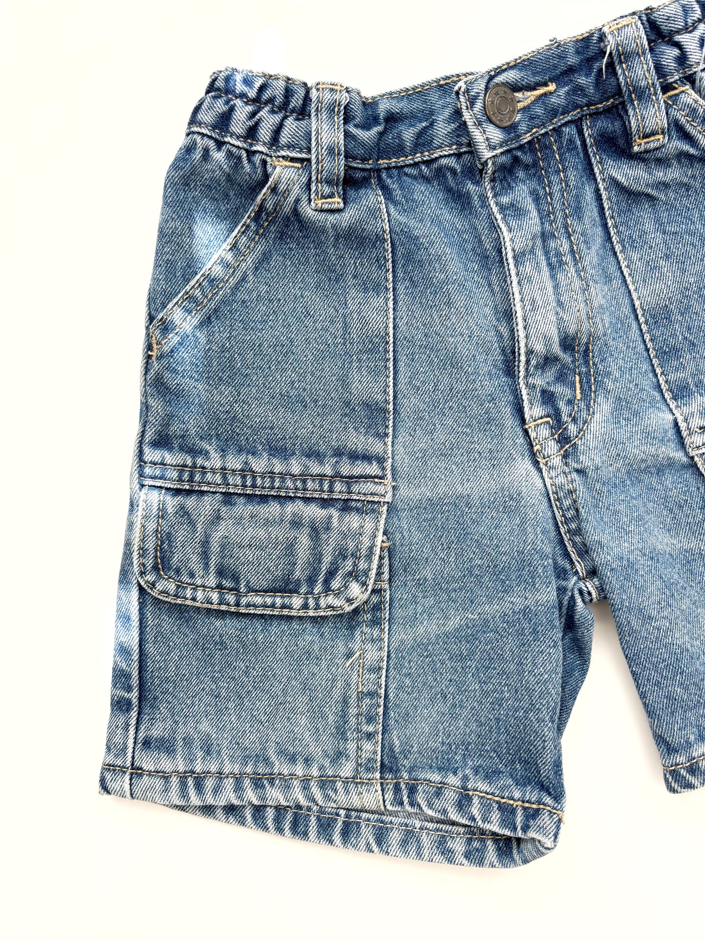 ABC Club Vintage Denim Shorts Age 18-24 Months