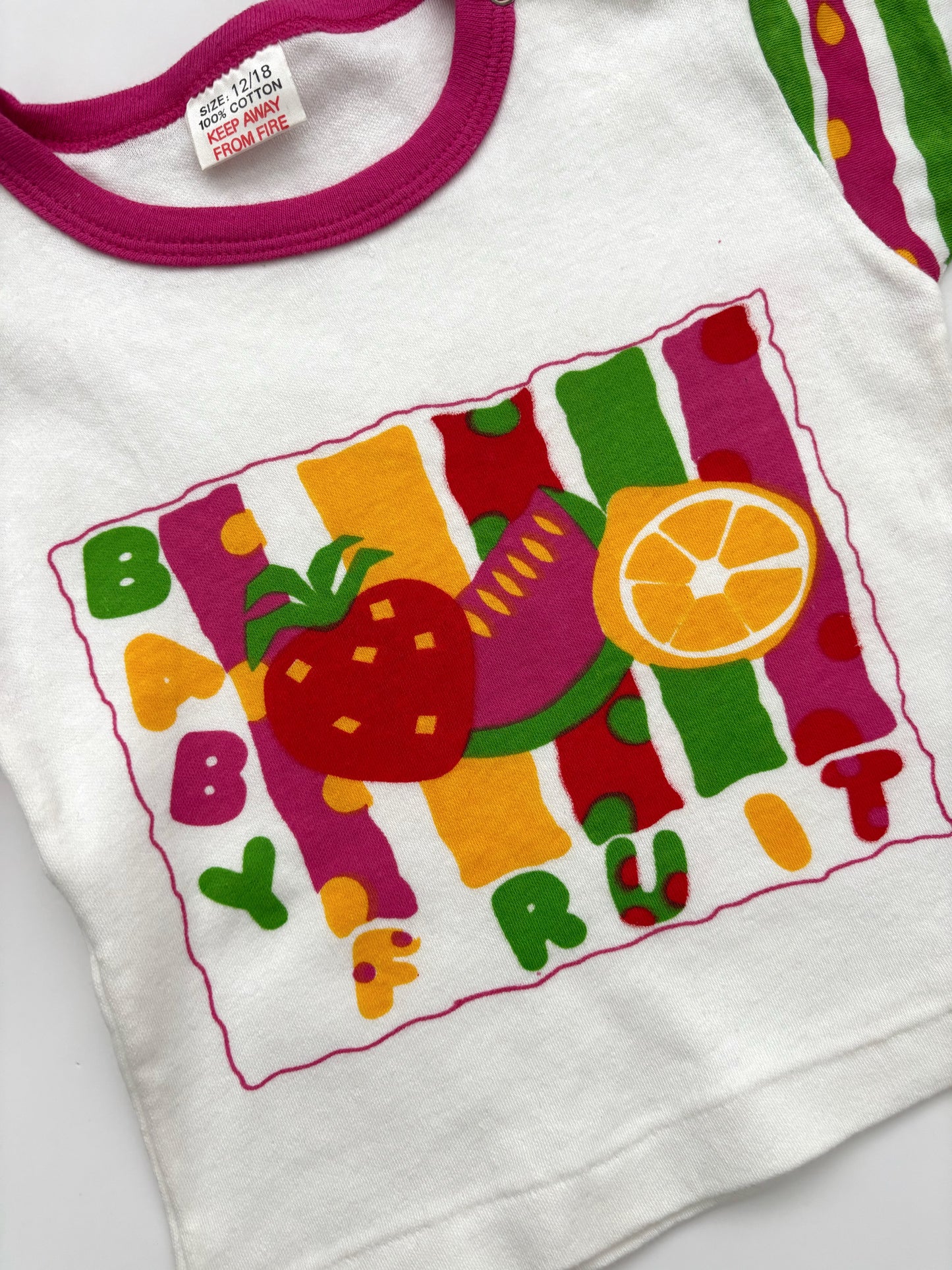 Vintage Fruit Tshirt Age 18-24 Months
