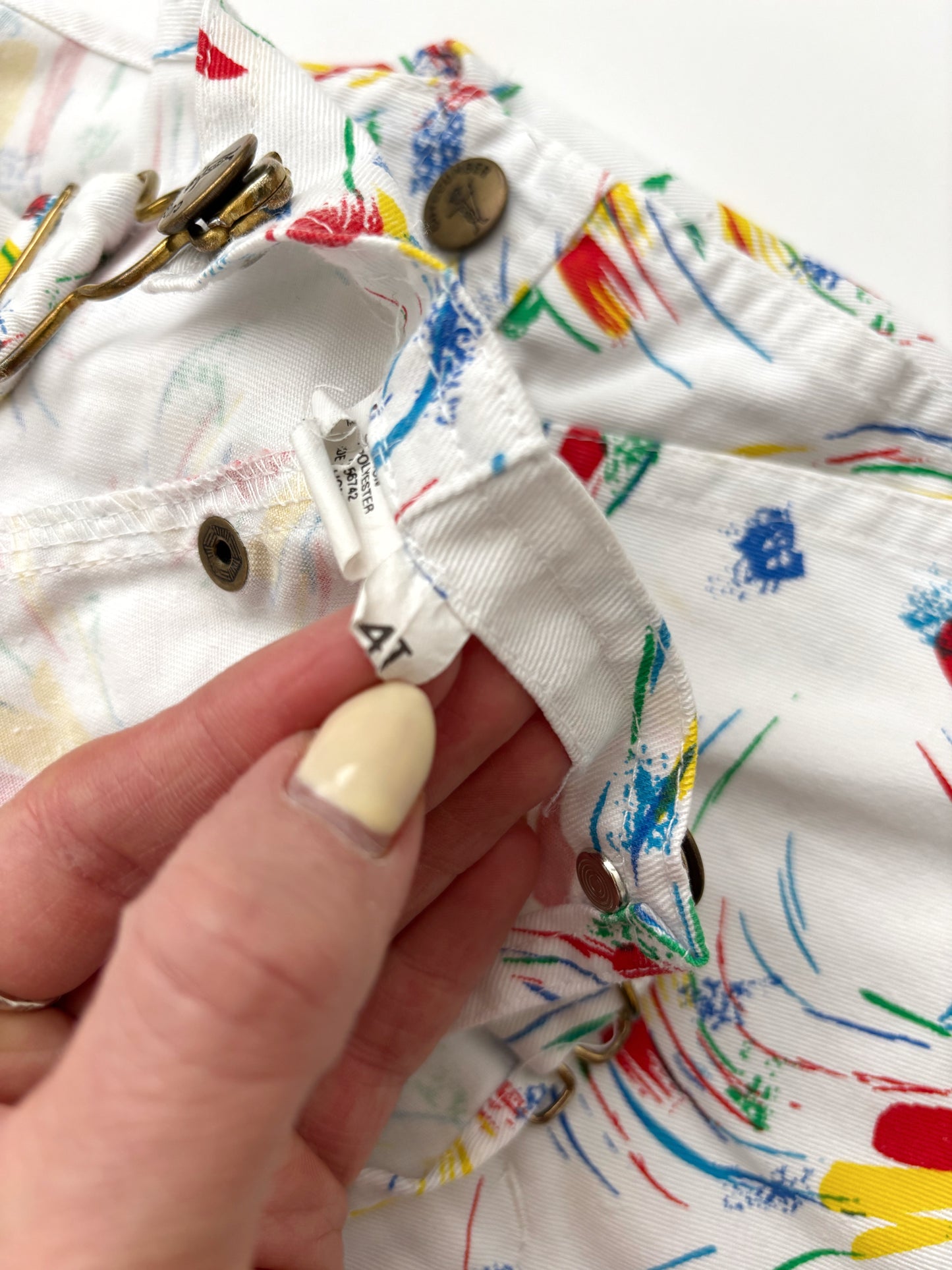 Vintage & RARE Cucumber Dungaree Shorties 1980’s Age 4 Years.