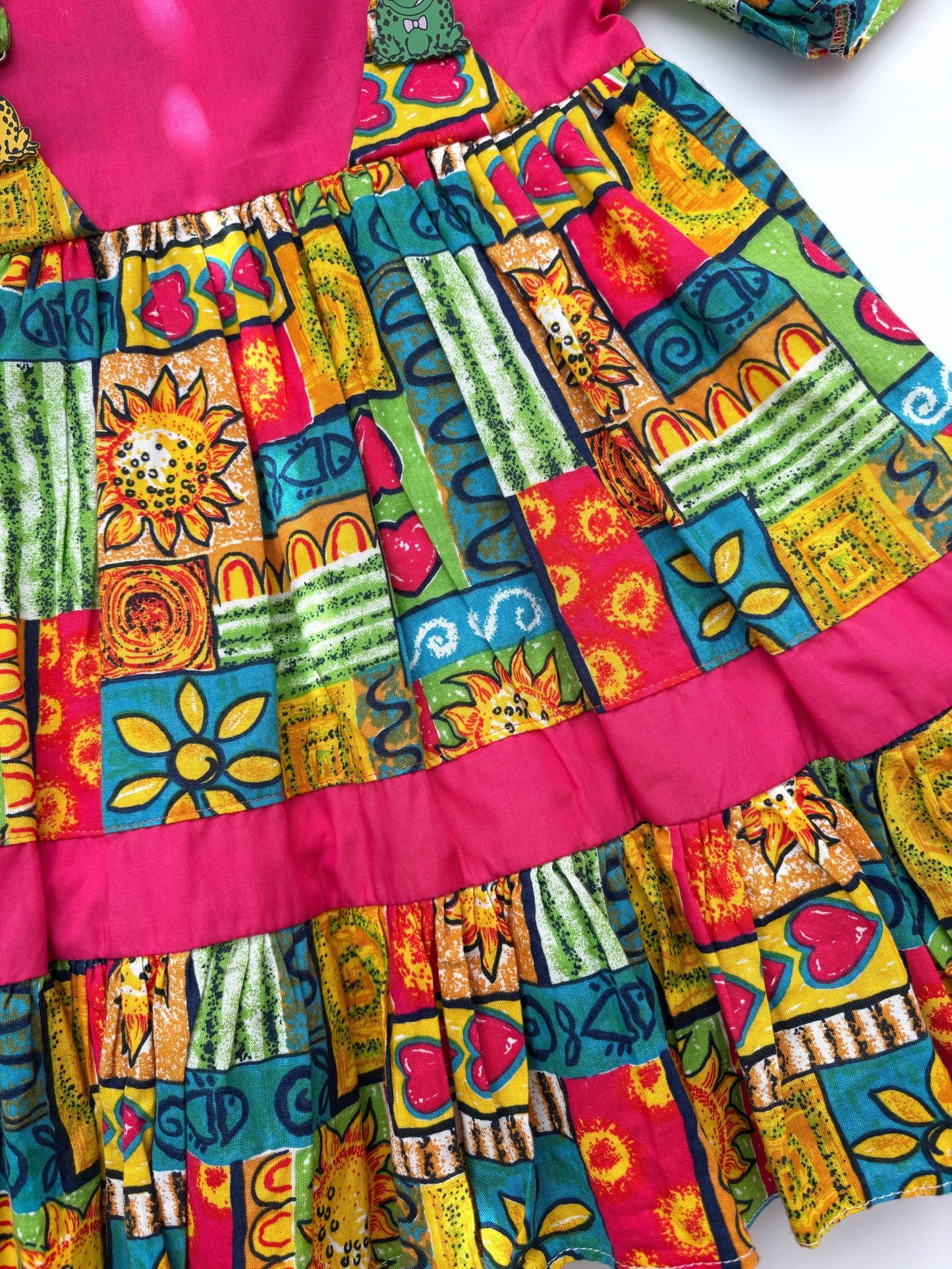Vintage Bright Summer Dress Age 18-24 Months