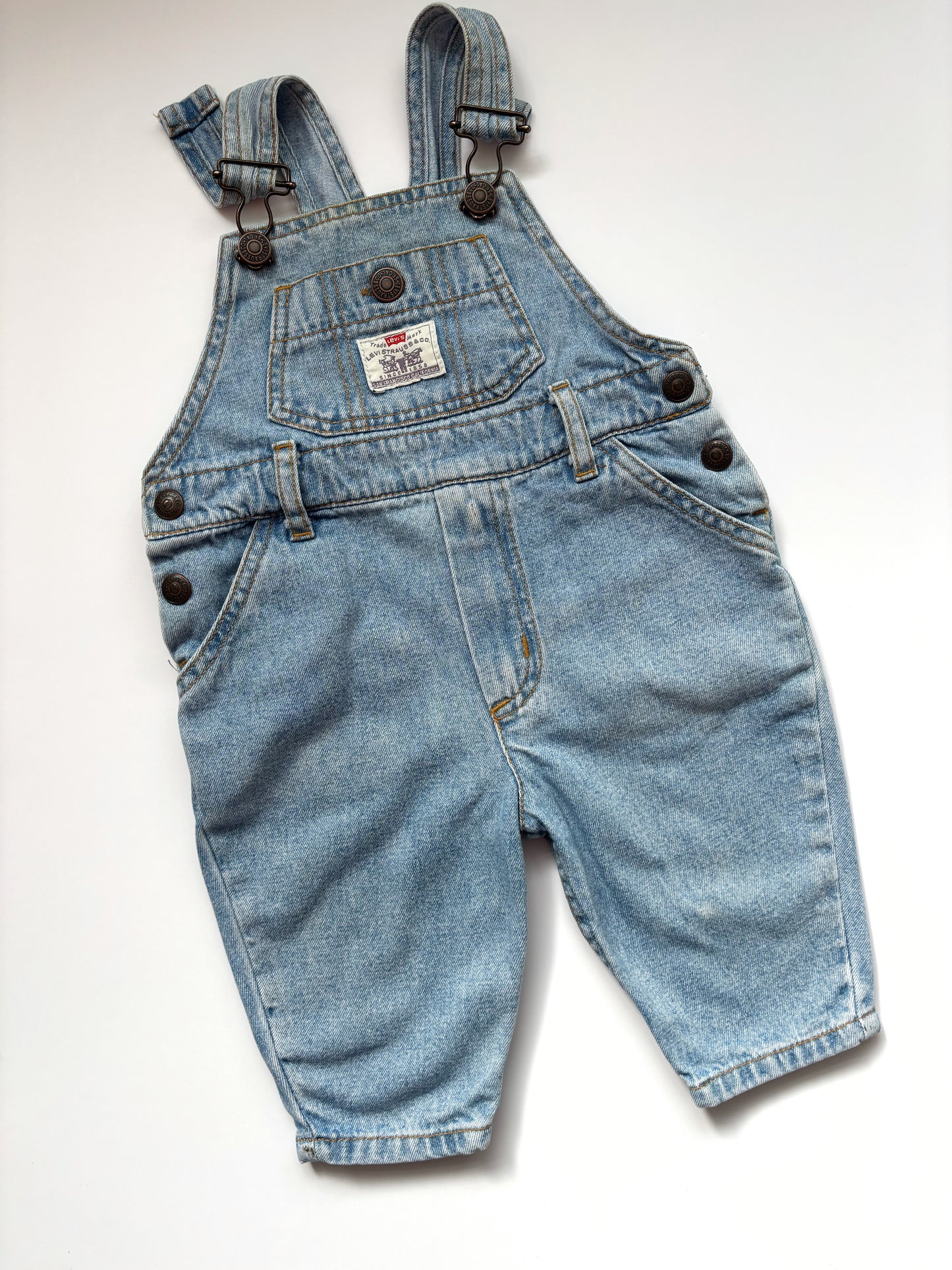Vintage Levi’s Baby Dungarees Age 6 Months