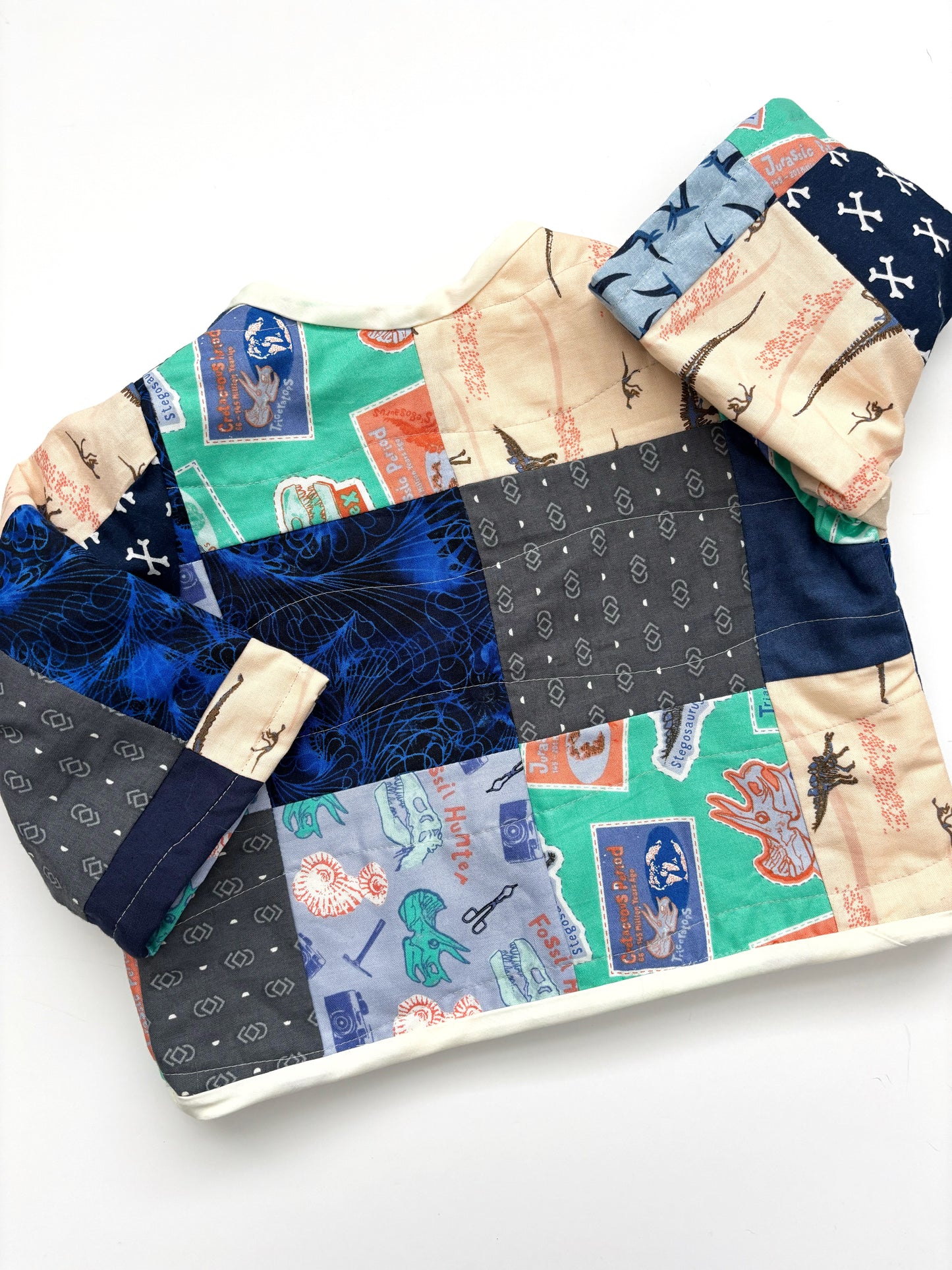Dinosaur Patchwork Jacket Age 12 Months