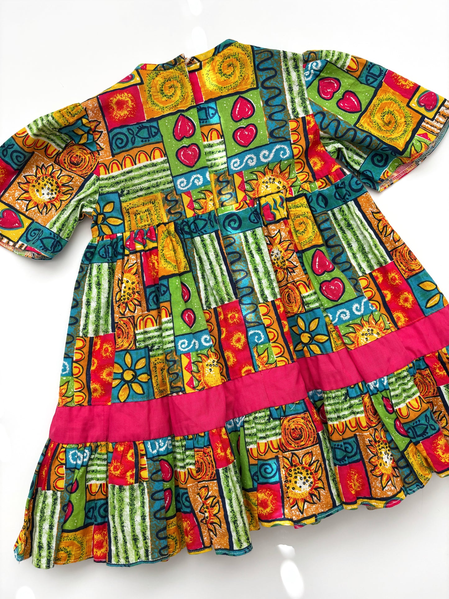 Vintage Bright Summer Dress Age 18-24 Months