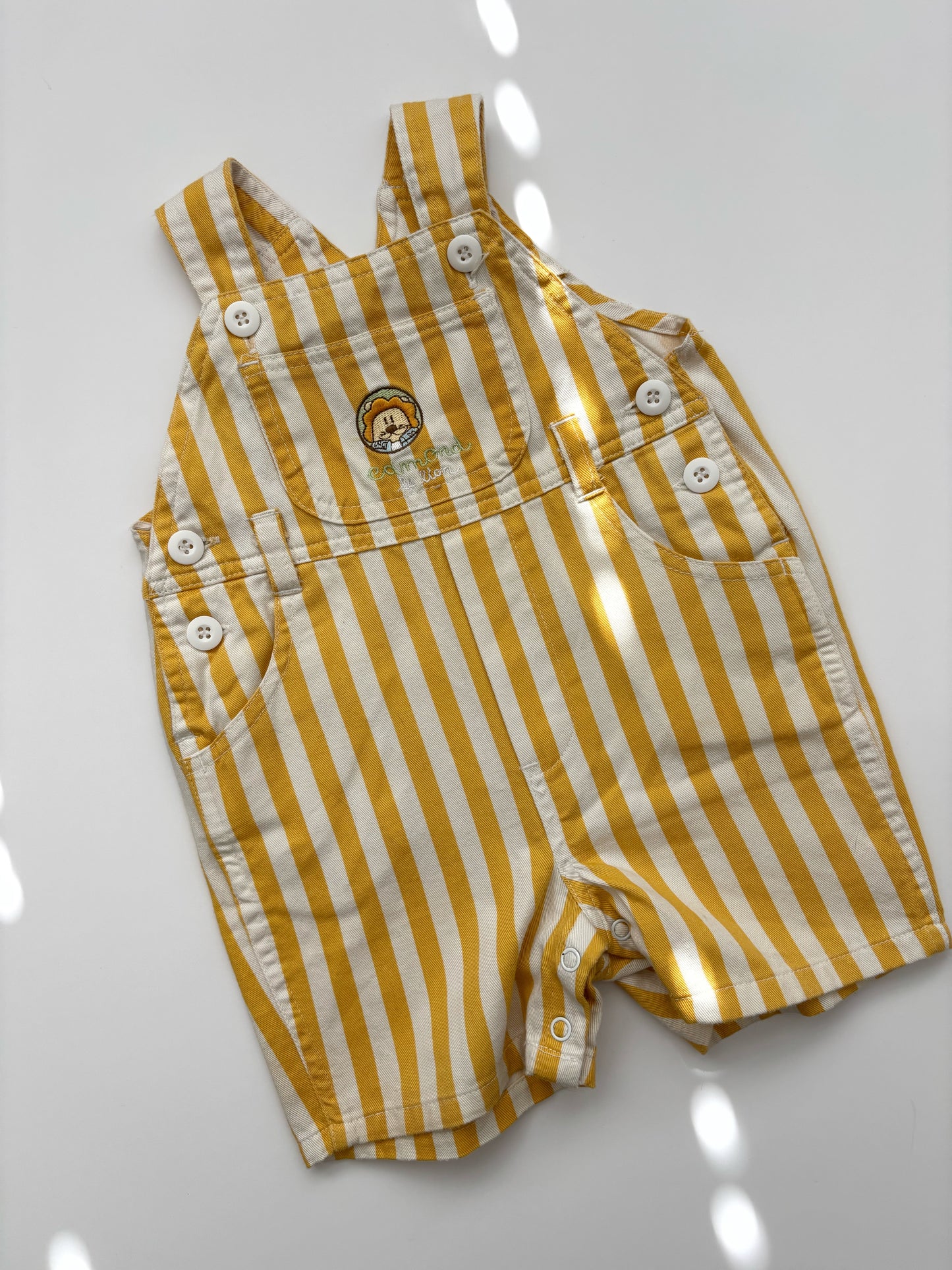 Yellow Striped Dungarees