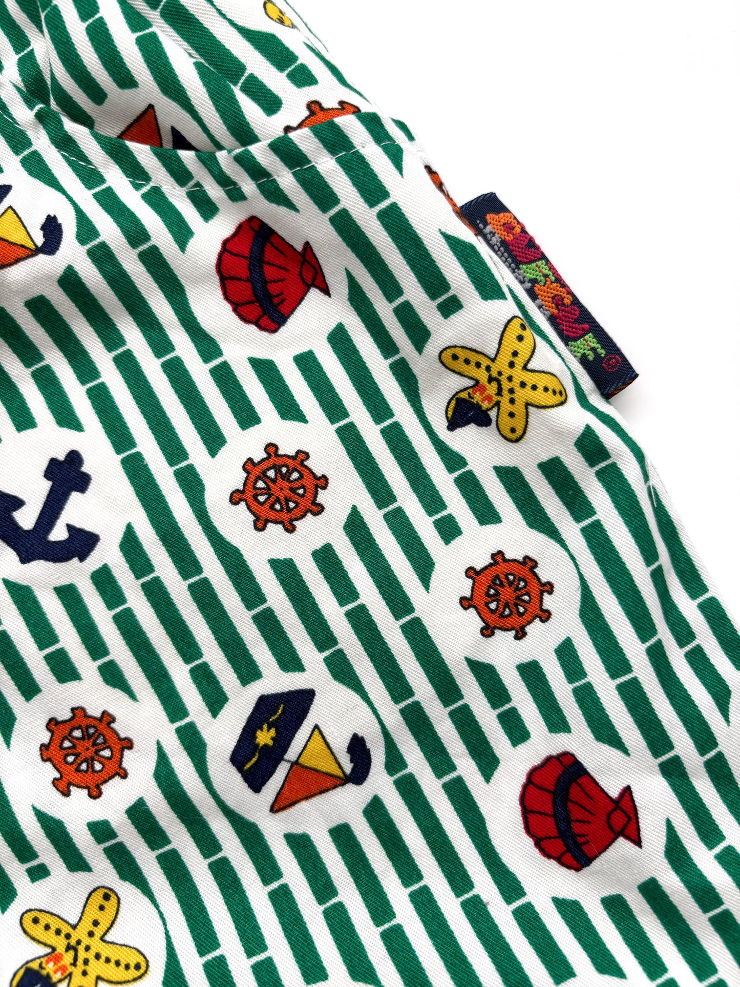 Vintage Stripe Sail Trousers Age 3 Years