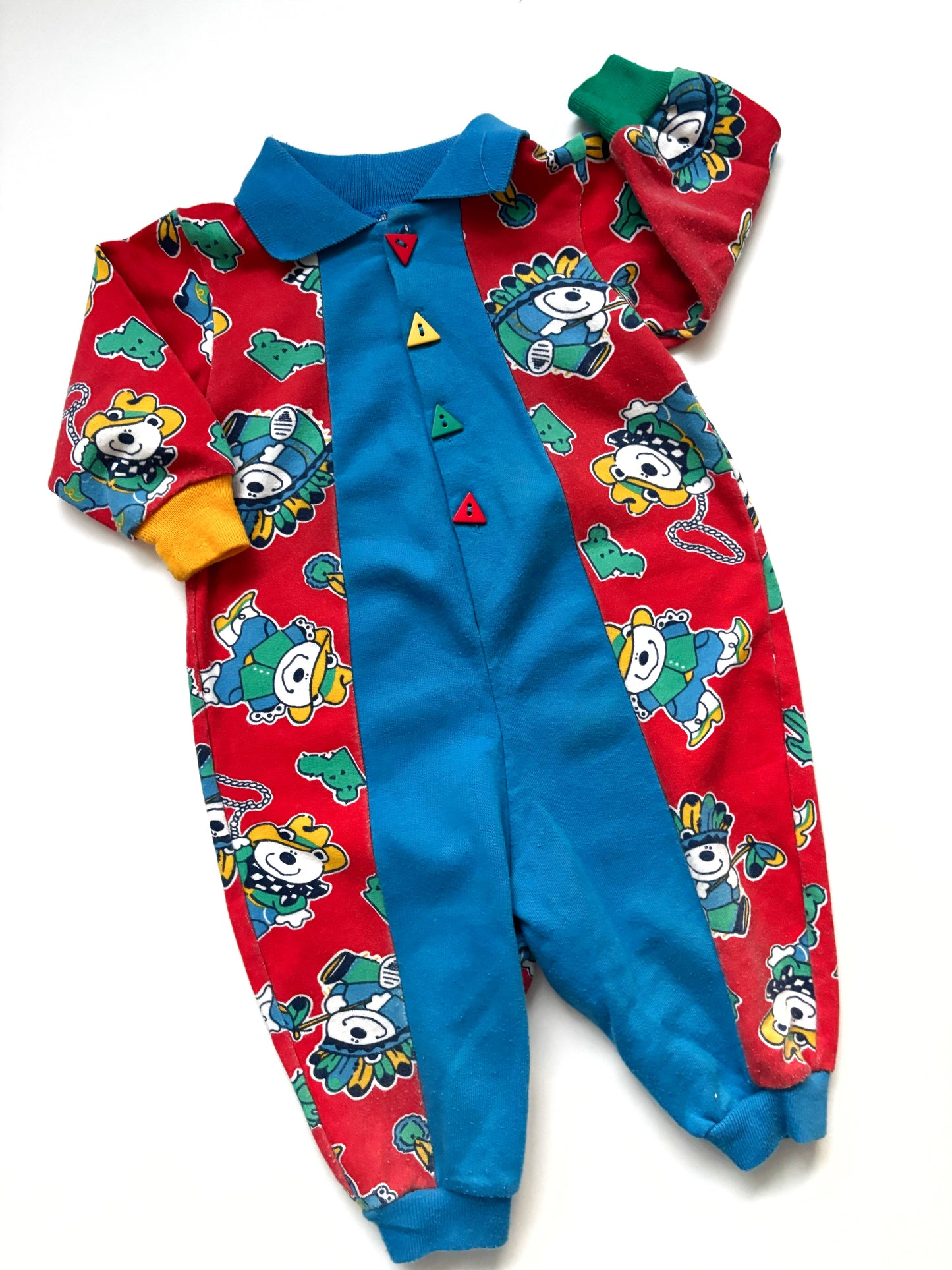 American Vintage Cowboy Romper Suit Age 6-9 Months