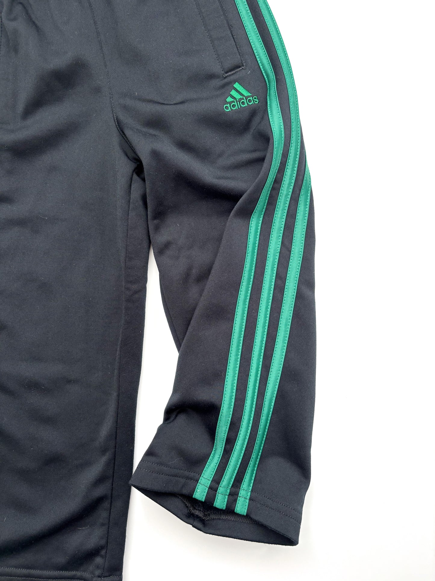 Retro Green & Black Adidas Pants Age 4 Years