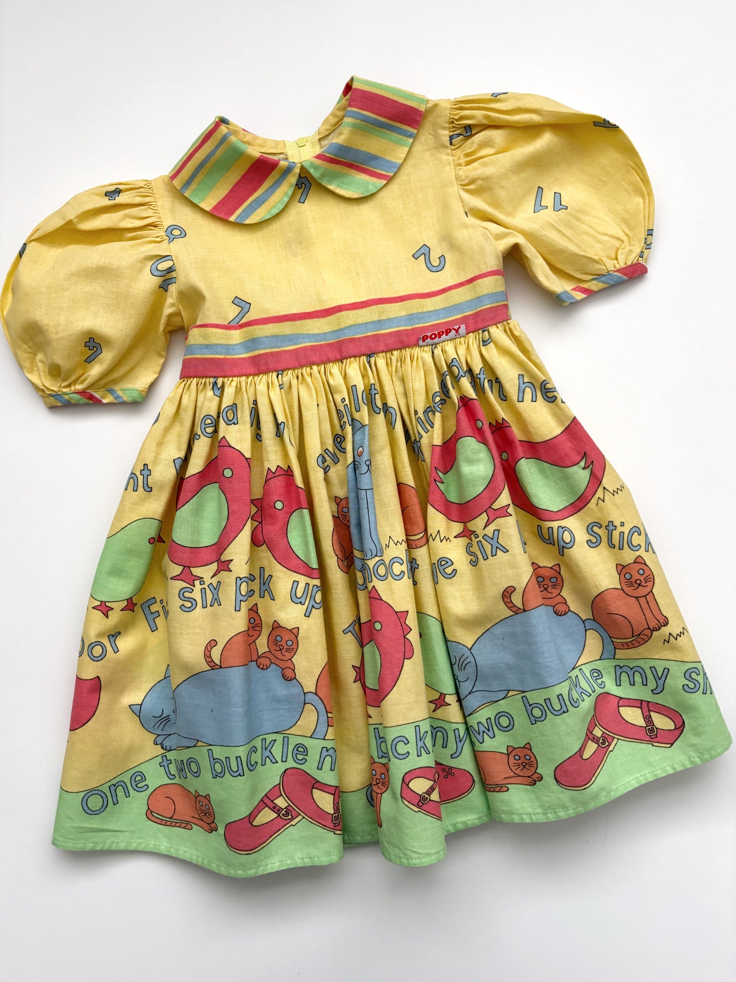 Poppy Dress Vintage Age 12 Months