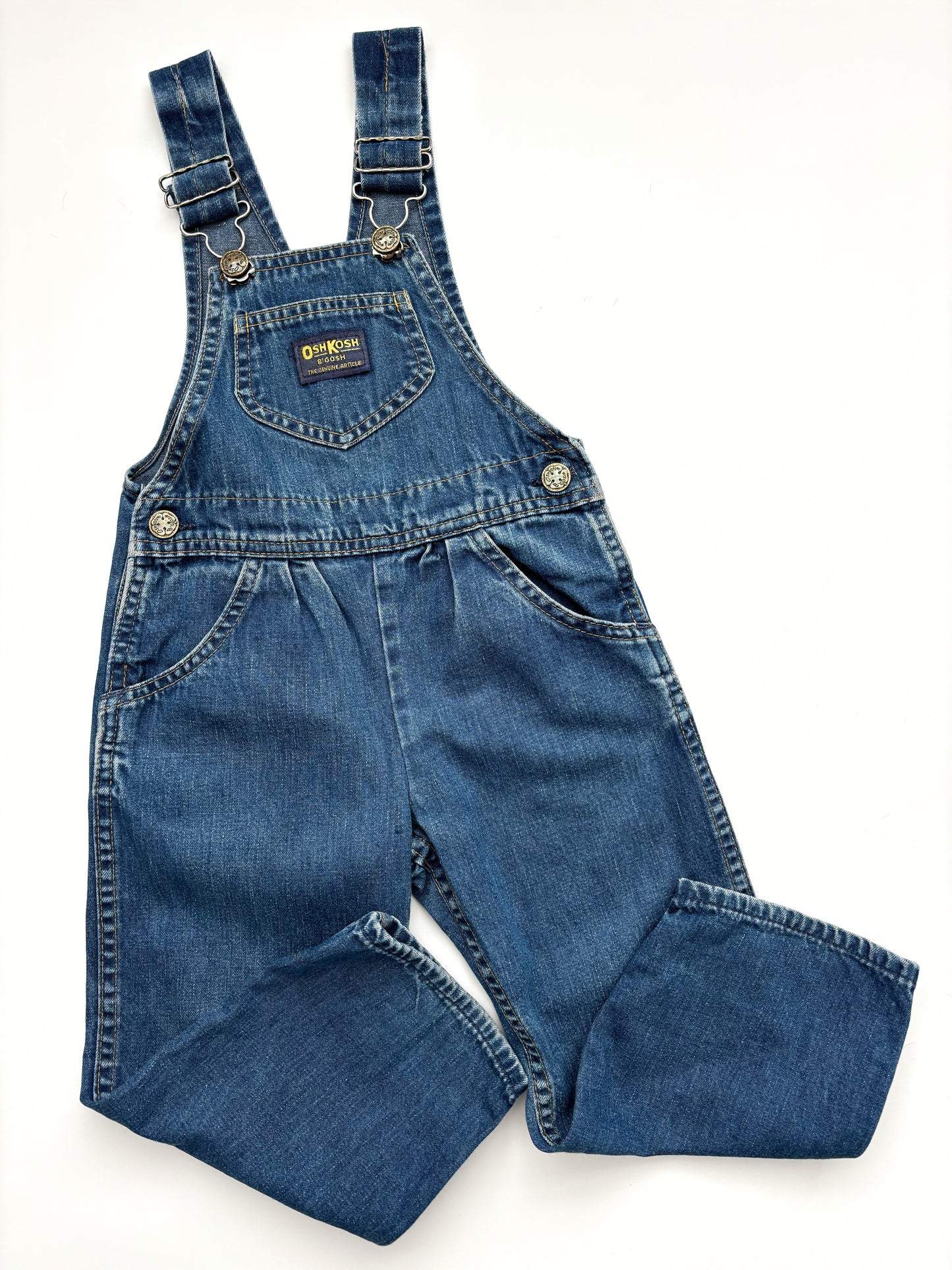 Vintage Oshkosh Denim Dungarees Age 3 Years