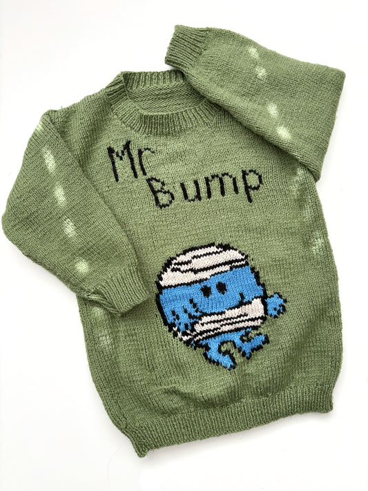 Mr Bump Hand knit Jumper Age 4