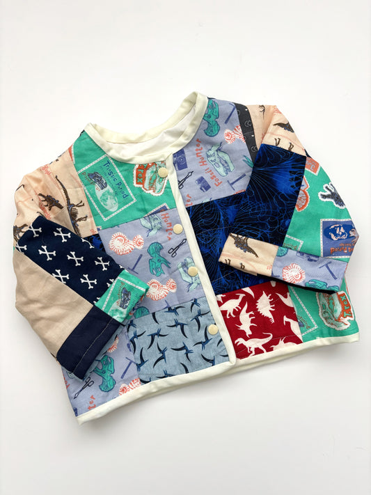 Dinosaur Patchwork Jacket Age 12 Months