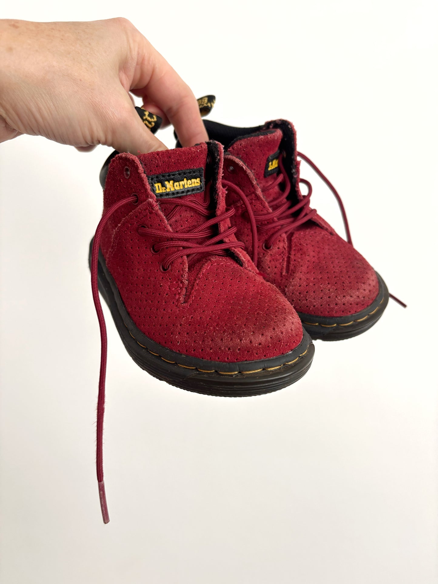Red Dr Marten’s Size Infant 5
