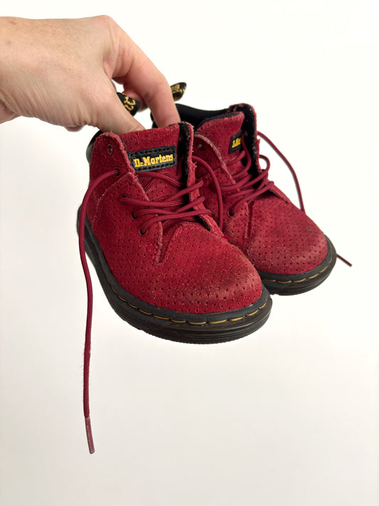 Red Dr Marten’s Size Infant 5