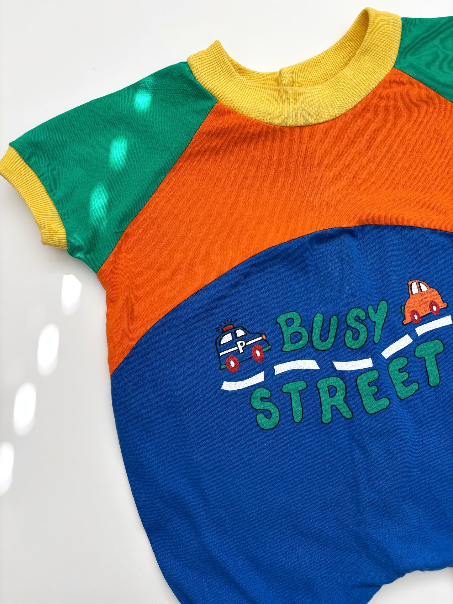 Busy Baby Romper - Vintage Age 1