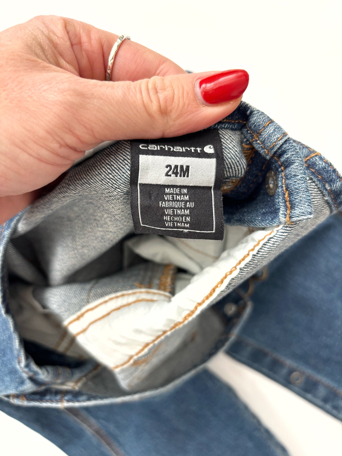 Denim Carhartt Dungarees Age 2 years