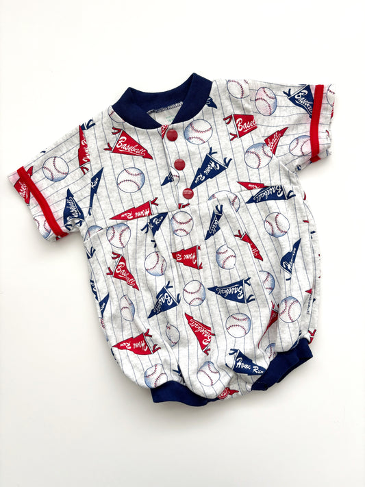 Vintage Healthtex Baseball Romper 18 Months