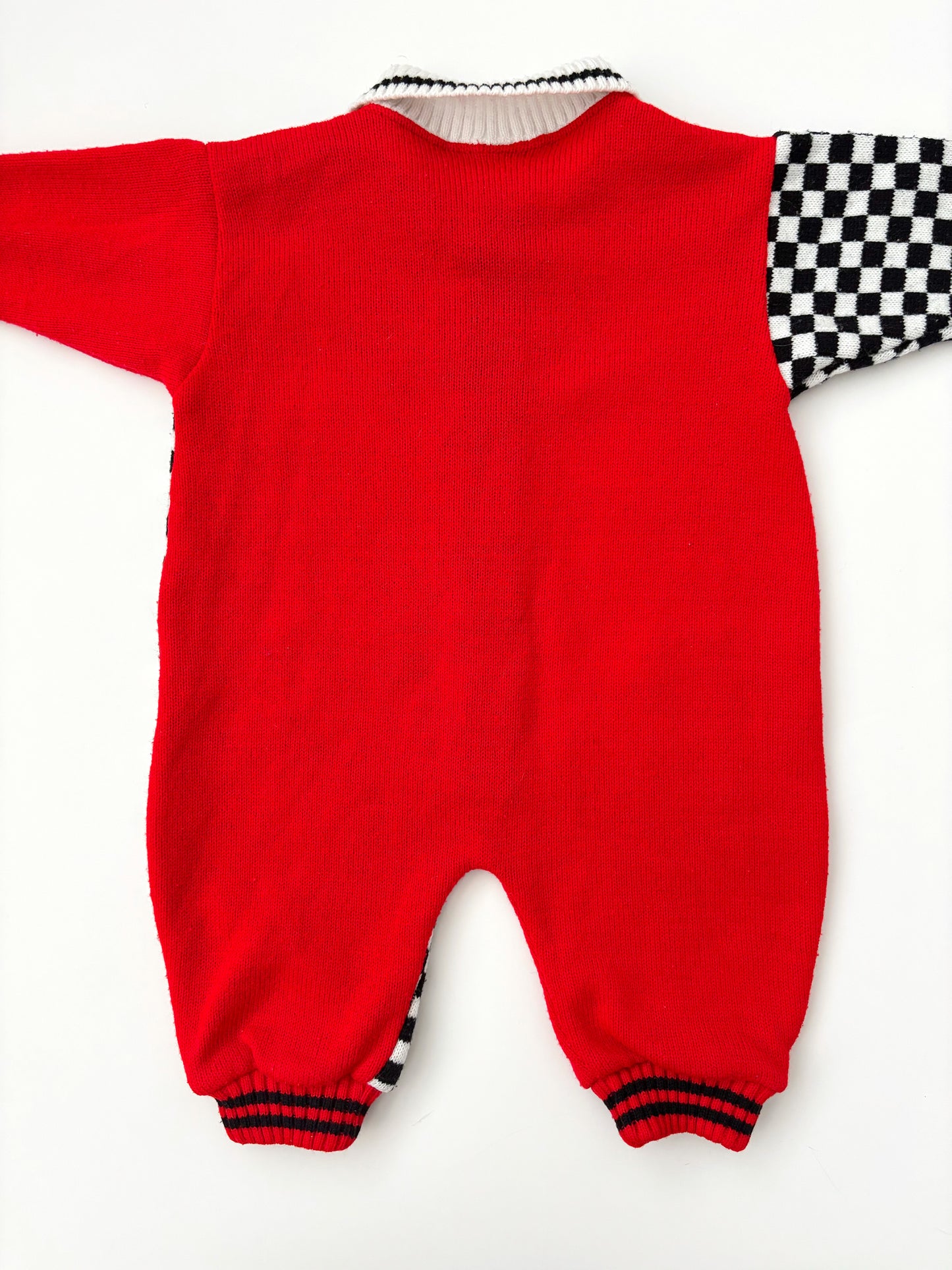 Vintage Checkerboard All in One Age 6-12 Months