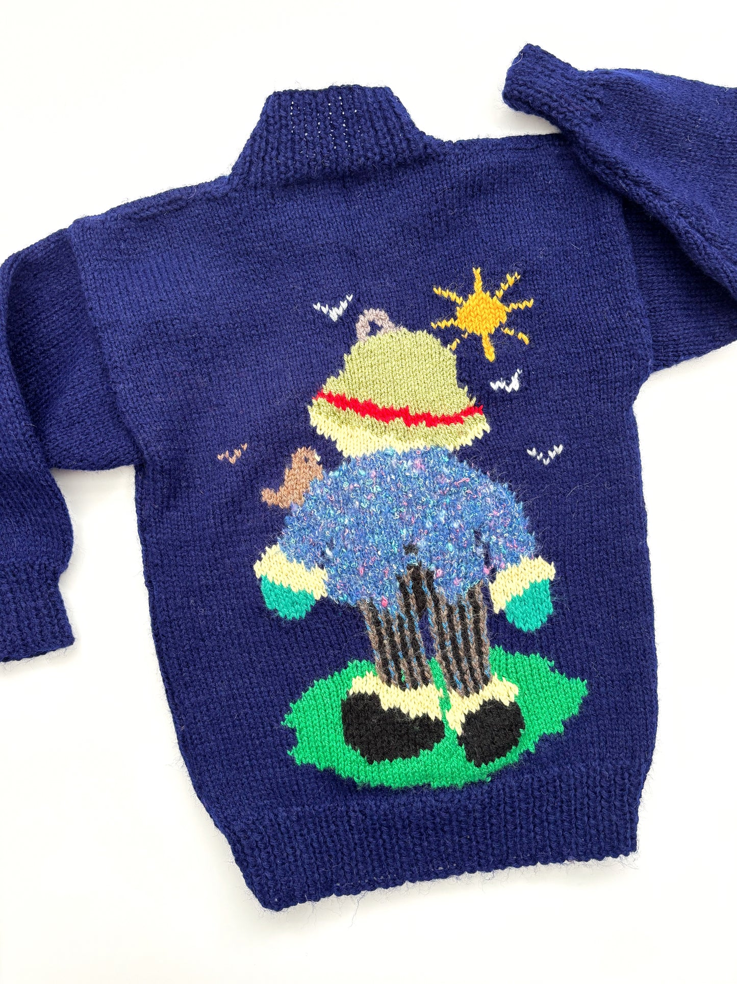 Handknit 90’s Scarecrow Jumper Age 3