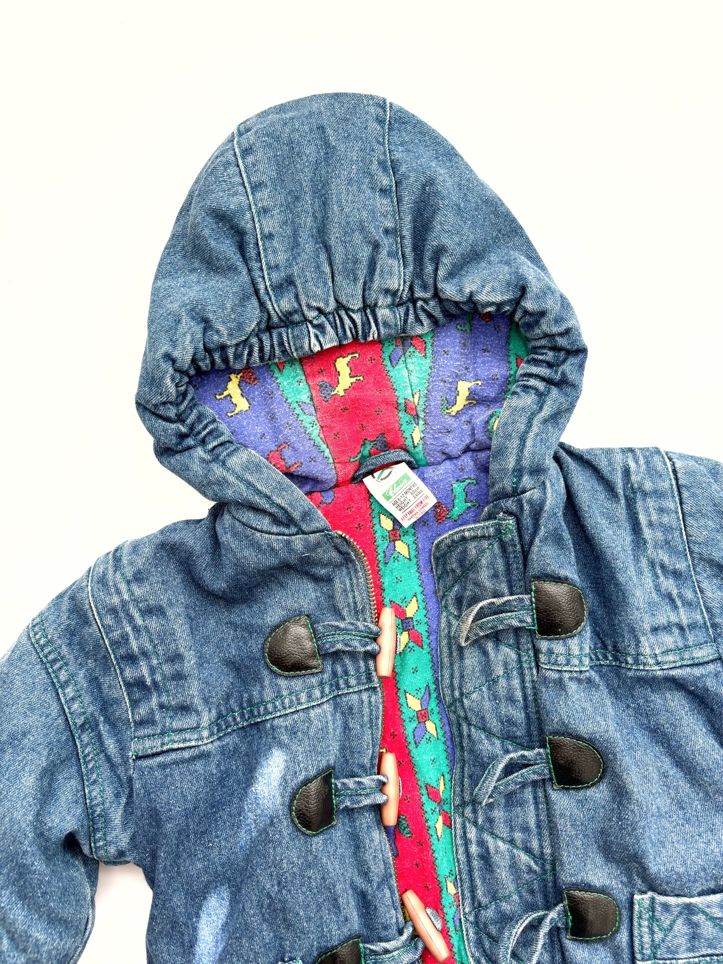 Vintage Denim Coat Age 6-12 Months